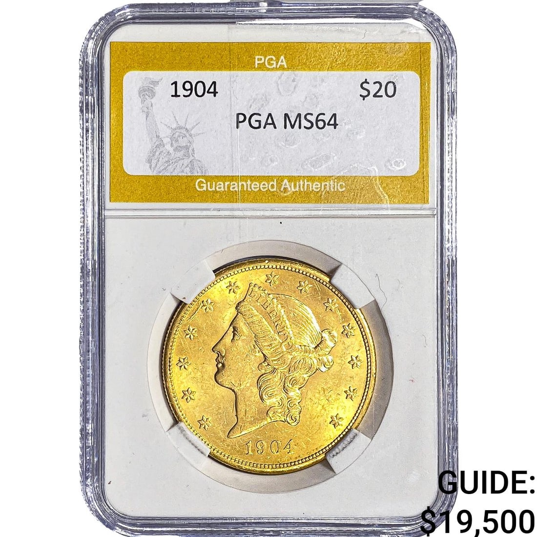 1904 $20 Gold Double Eagle PGA MS64 (1 of 2)