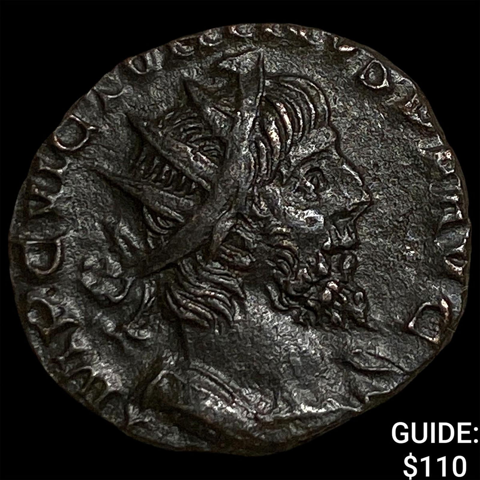 Romano-Gallic Victorinus 269-271 AD Dbl Denarius CHOICE AU: Romano-Gallic Victorinus 269-271 AD Dbl Denarius CHOICE AU