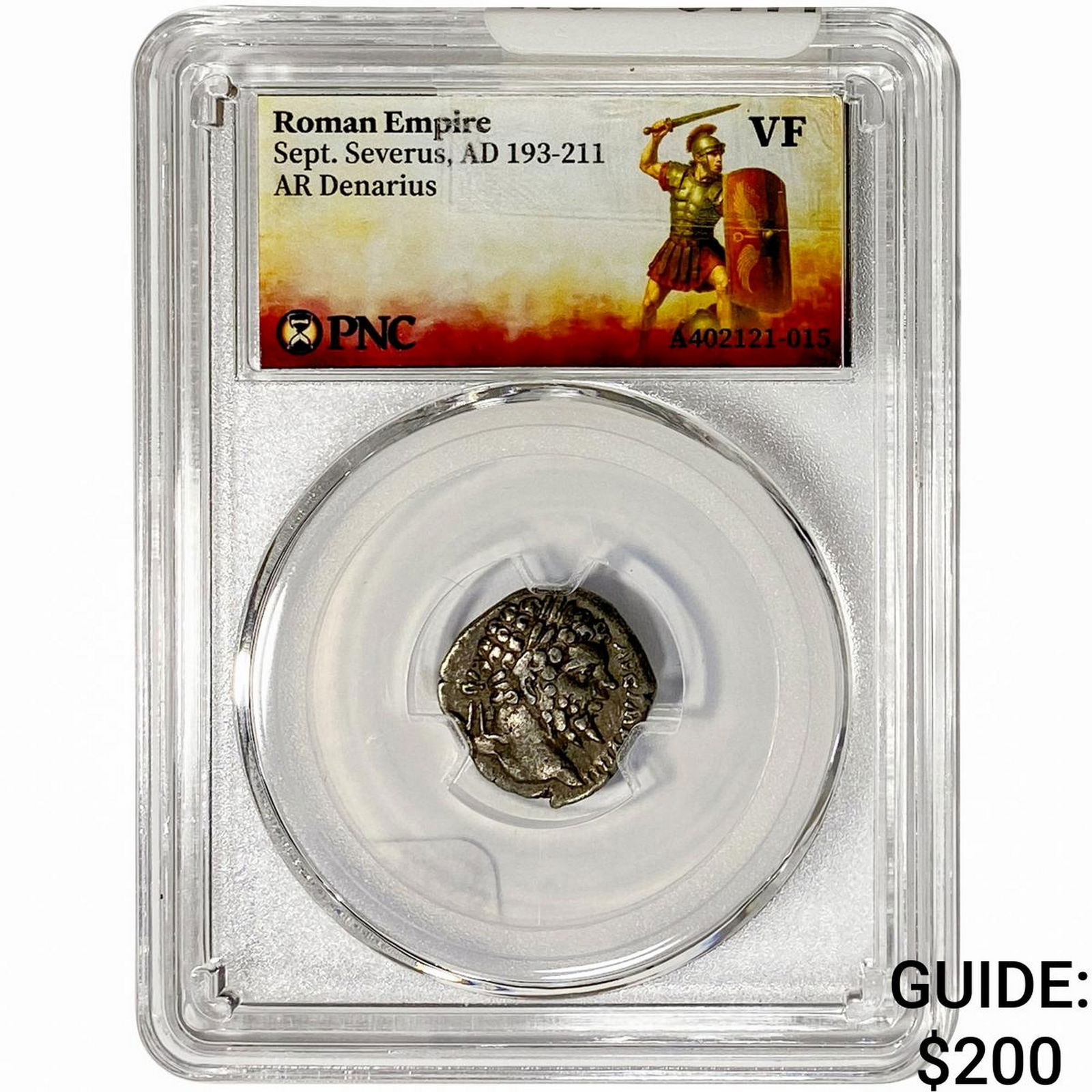 Roman Empire Sept. Sev. 193-211 AD Silver Denarius PNC VFFALSE FALSE: Roman Empire Sept. Sev. 193-211 AD Silver Denarius PNC VFFALSE FALSE
