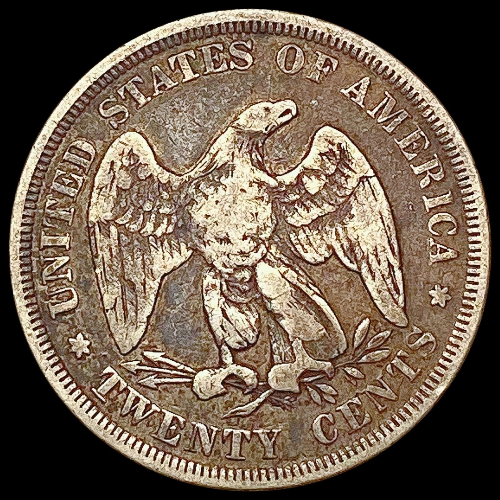 1875 Twenty Cent Piece LIGHTLY CIRCULATED - 2