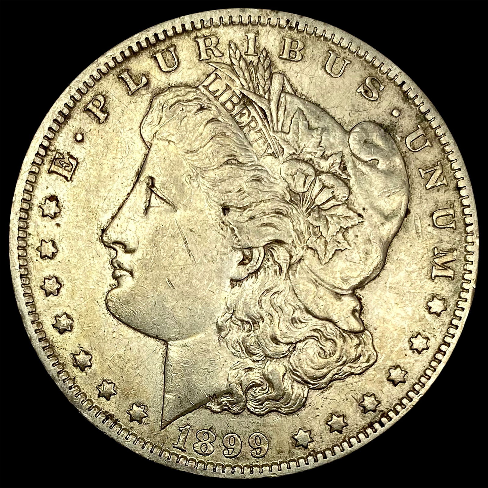1899-O Micro O Silver Morgan Dollar NEAR UNC: 1899-O Micro O Silver Morgan Dollar NEAR UNC