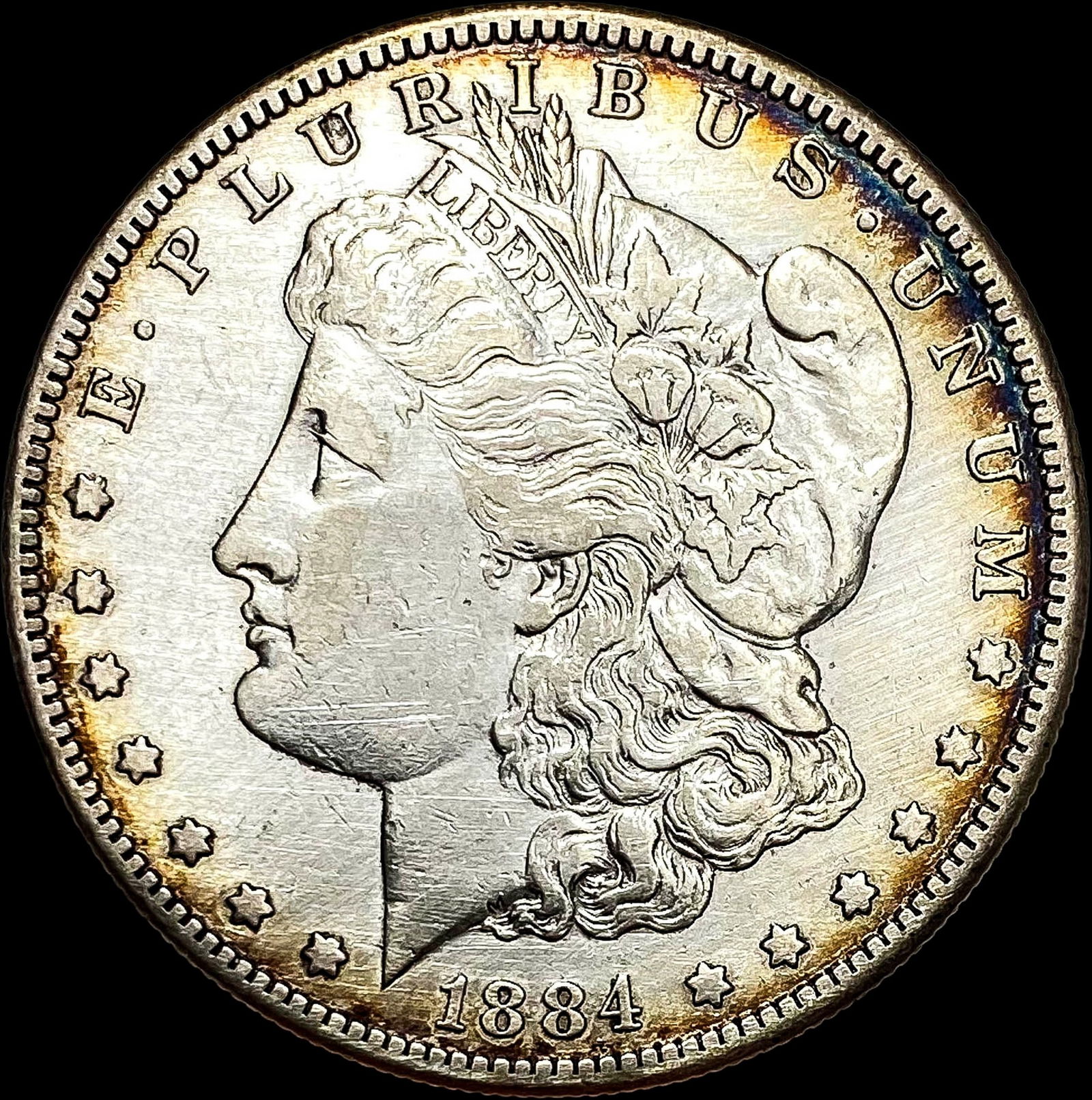1884-S Silver Morgan Dollar CLOSELY UNCIRCULATED: 1884-S Silver Morgan Dollar CLOSELY UNCIRCULATED