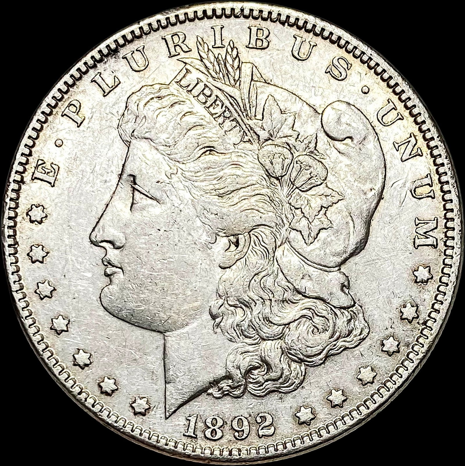 1892 Silver Morgan Dollar CLOSELY UNCIRCULATED (1 of 2)