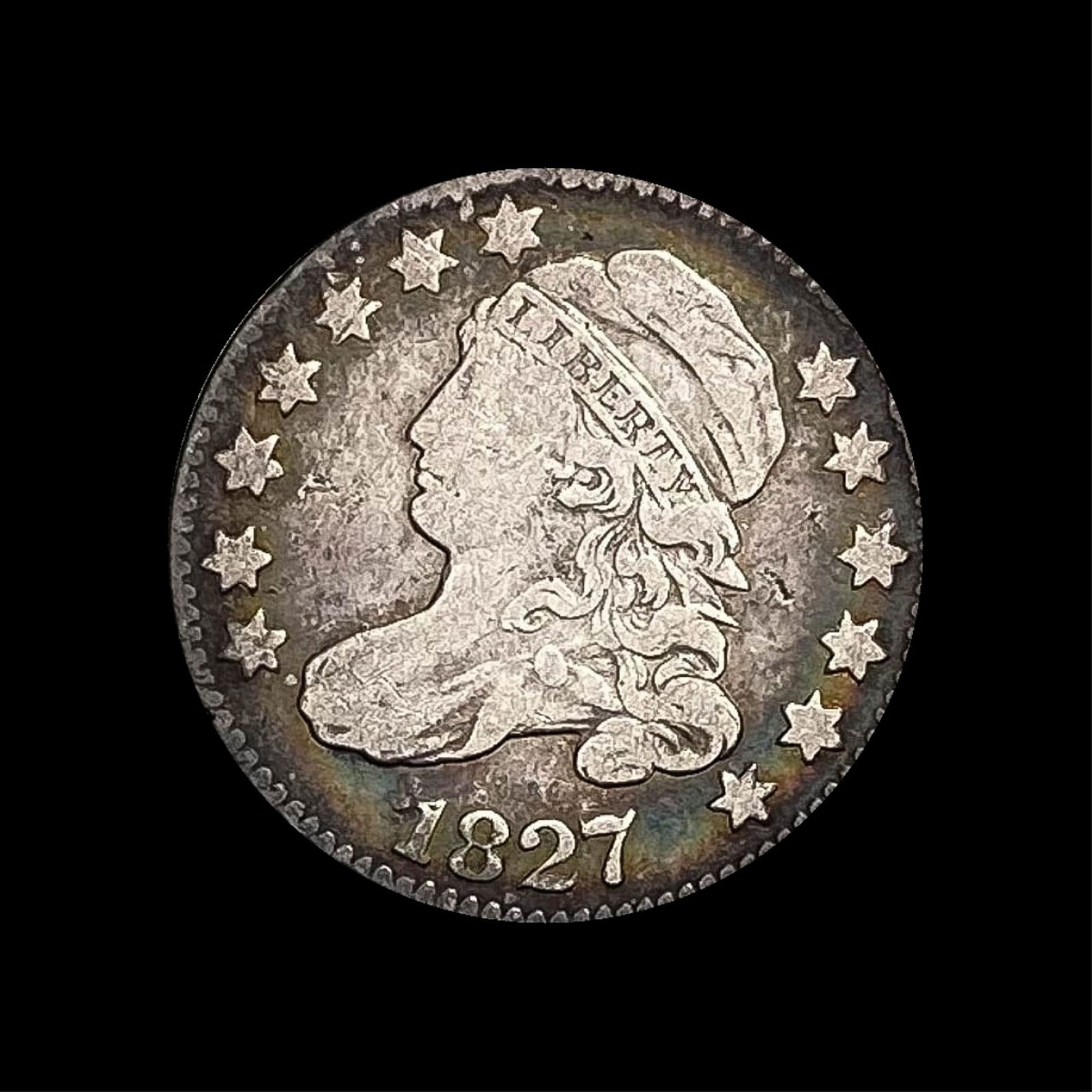 1827 Capped Bust Dime LIGHTLY CIRCULATED: 1827 Capped Bust Dime LIGHTLY CIRCULATED