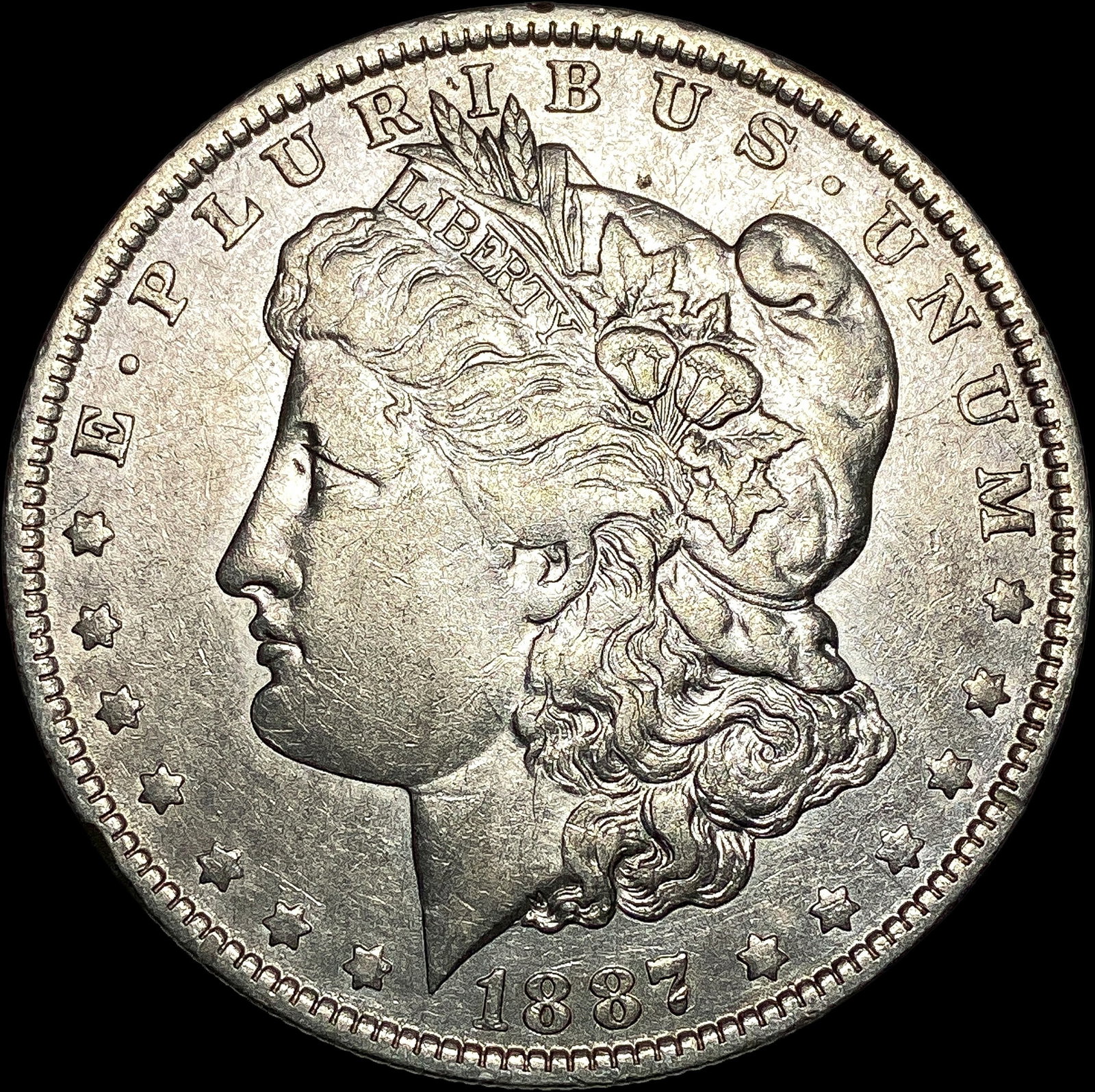 1887-O Silver Morgan Dollar CLOSELY UNCIRCULATED: 1887-O Silver Morgan Dollar CLOSELY UNCIRCULATED