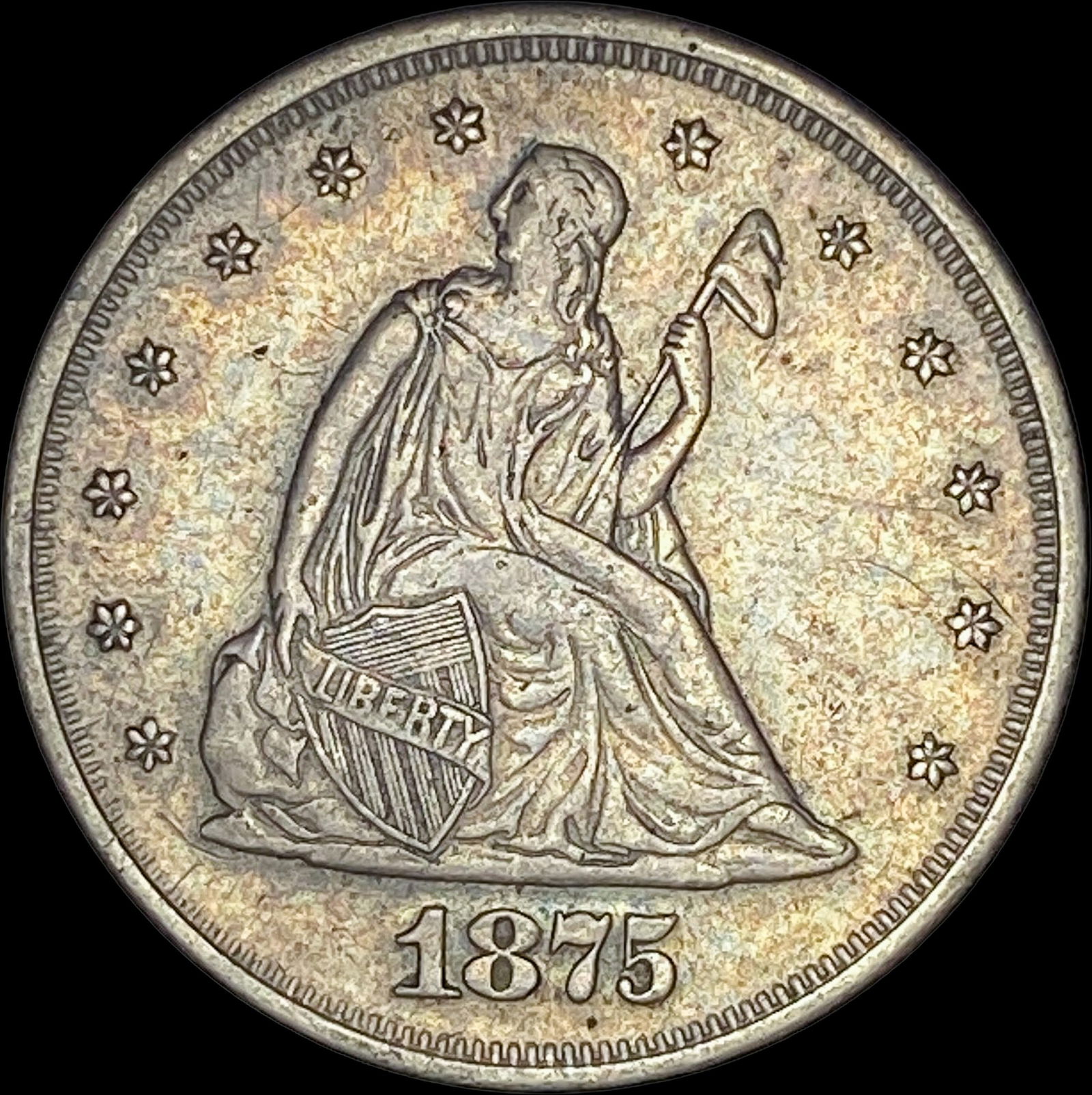 1875 Silver Twenty Cents NEARLY UNCIRCULATED (1 of 2)