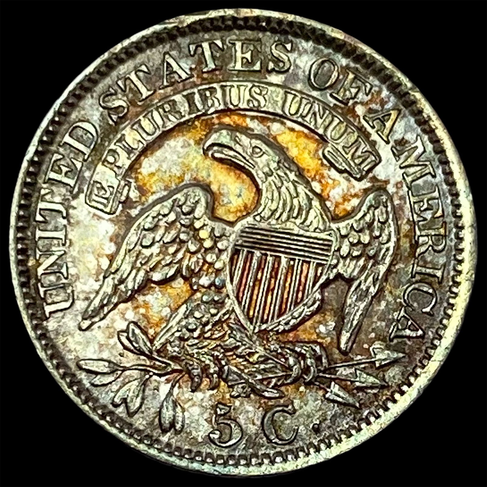 1831 Capped Bust Half Dime UNCIRCULATED - 2