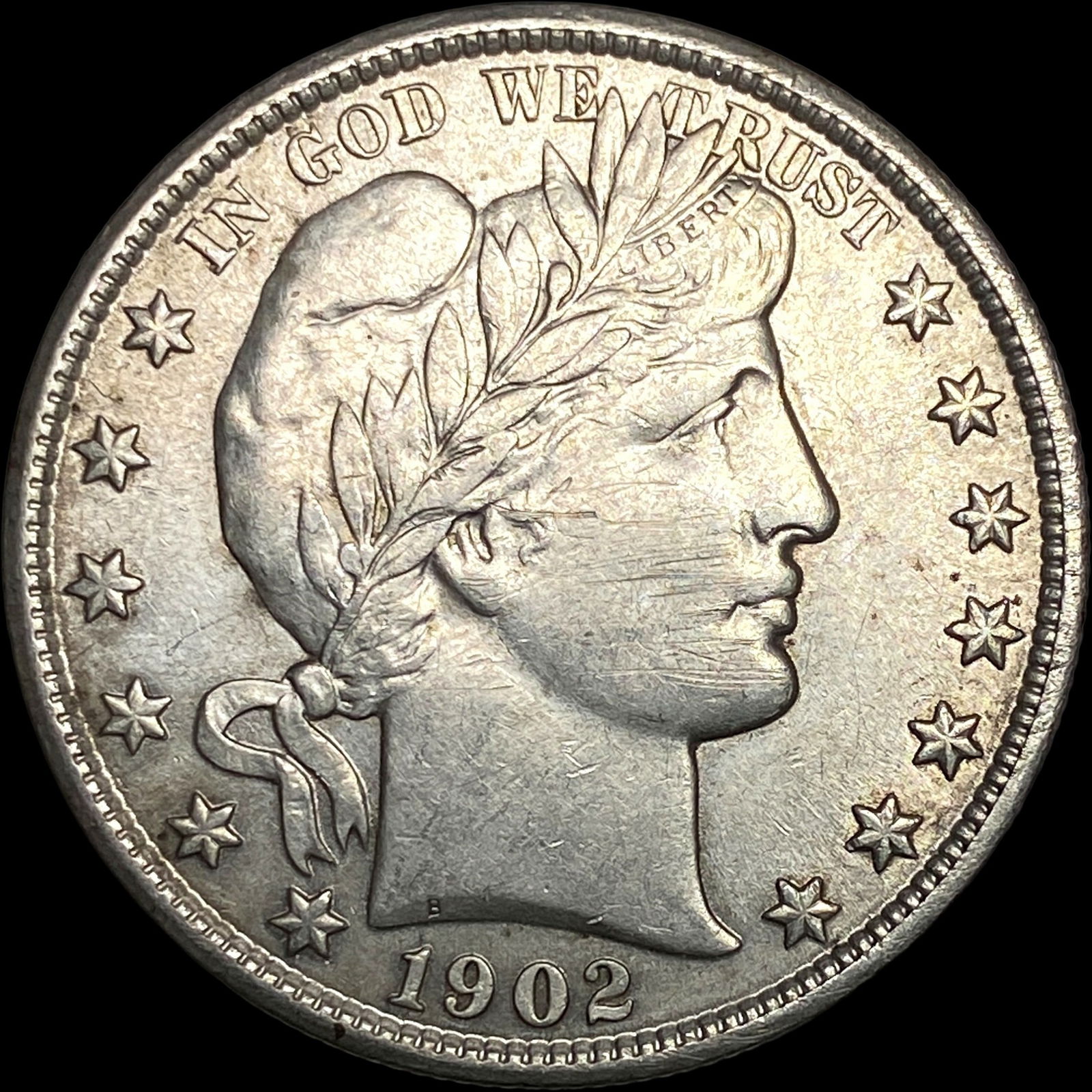 1902 Barber Half Dollar CLOSELY UNCIRCULATED (1 of 2)
