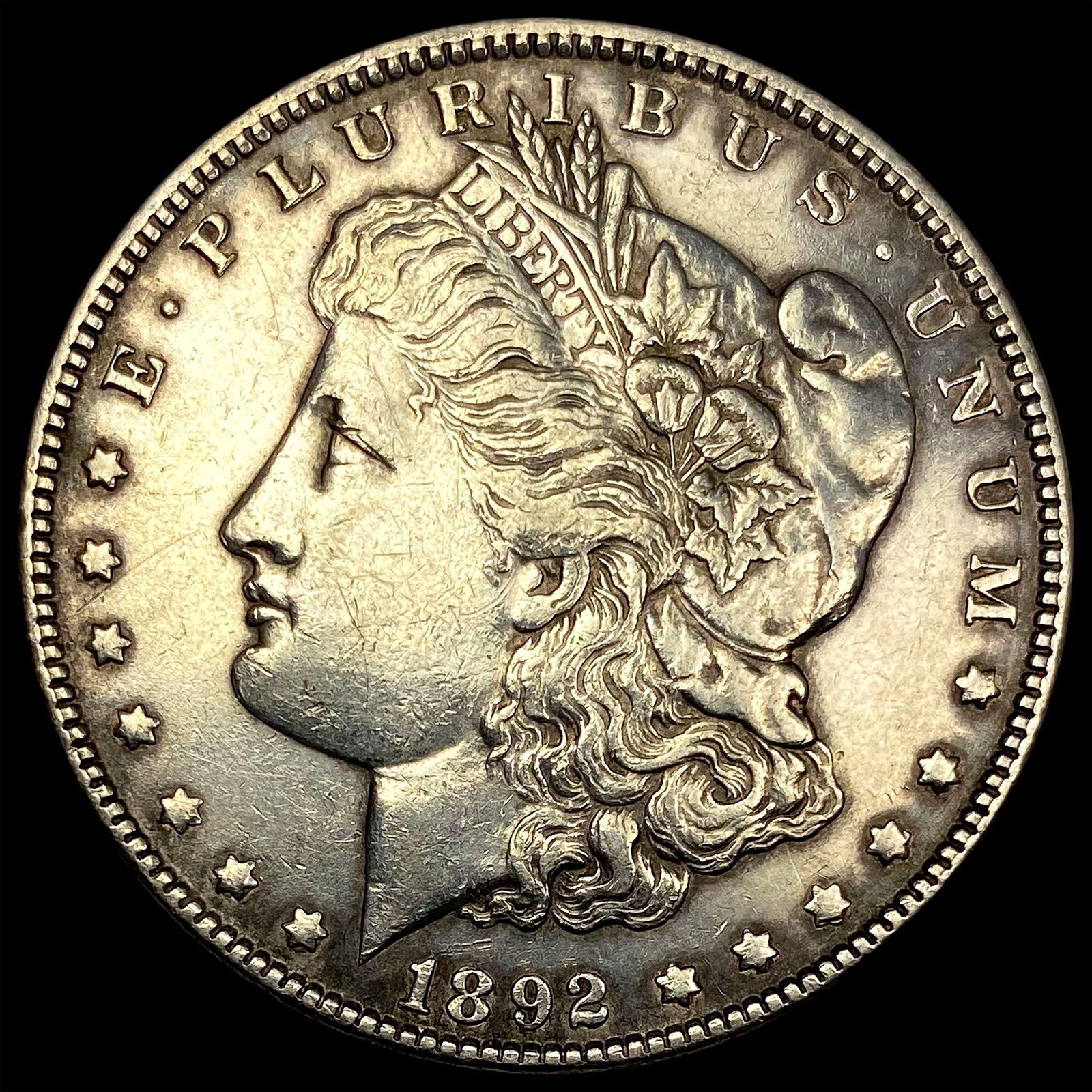 1892 Silver Morgan Dollar CLOSELY UNCIRCULATED: 1892 Silver Morgan Dollar CLOSELY UNCIRCULATED