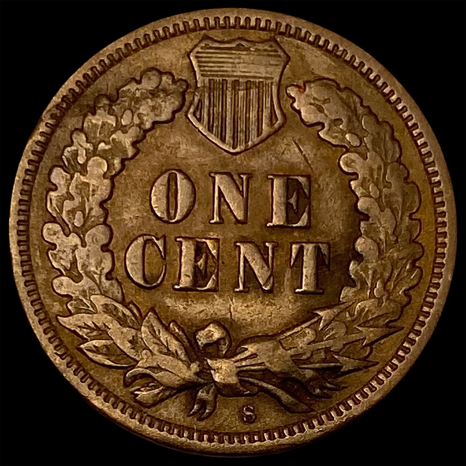 1908-S Indian Head Cent LIGHTLY CIRCULATED - 2