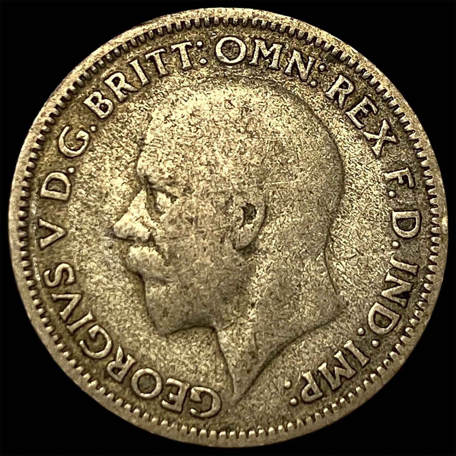 1936 Great Britain Silver 6 Pence CLOSELY UNCIRCULATED: 1936 Great Britain Silver 6 Pence CLOSELY UNCIRCULATED