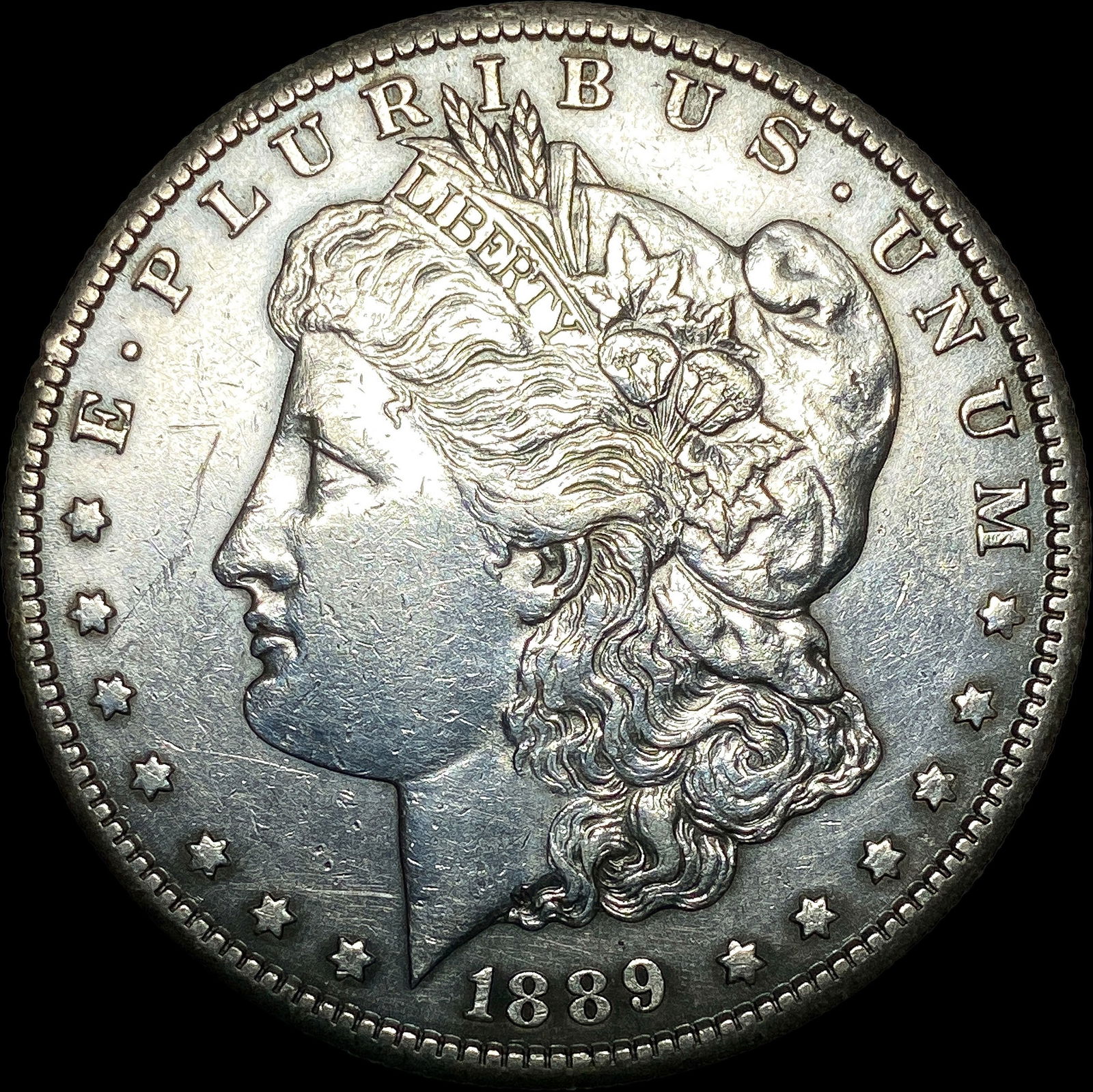1889-S Silver Morgan Dollar CLOSELY UNCIRCULATED: 1889-S Silver Morgan Dollar CLOSELY UNCIRCULATED