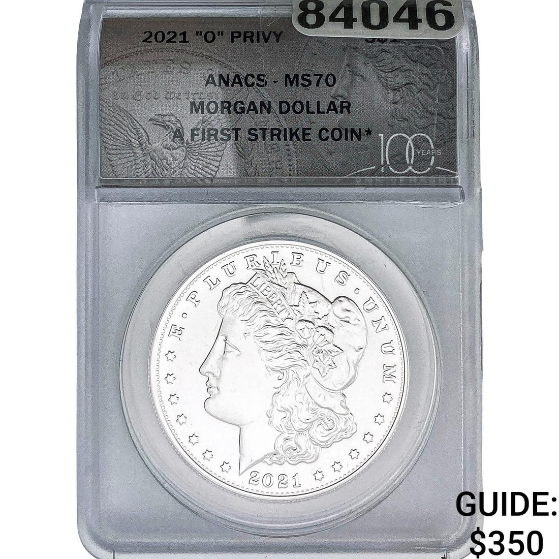 2021'O' Privy Silver Eagle ANACS MS70 First Strike: 2021'O' Privy Silver Eagle ANACS MS70 First Strike