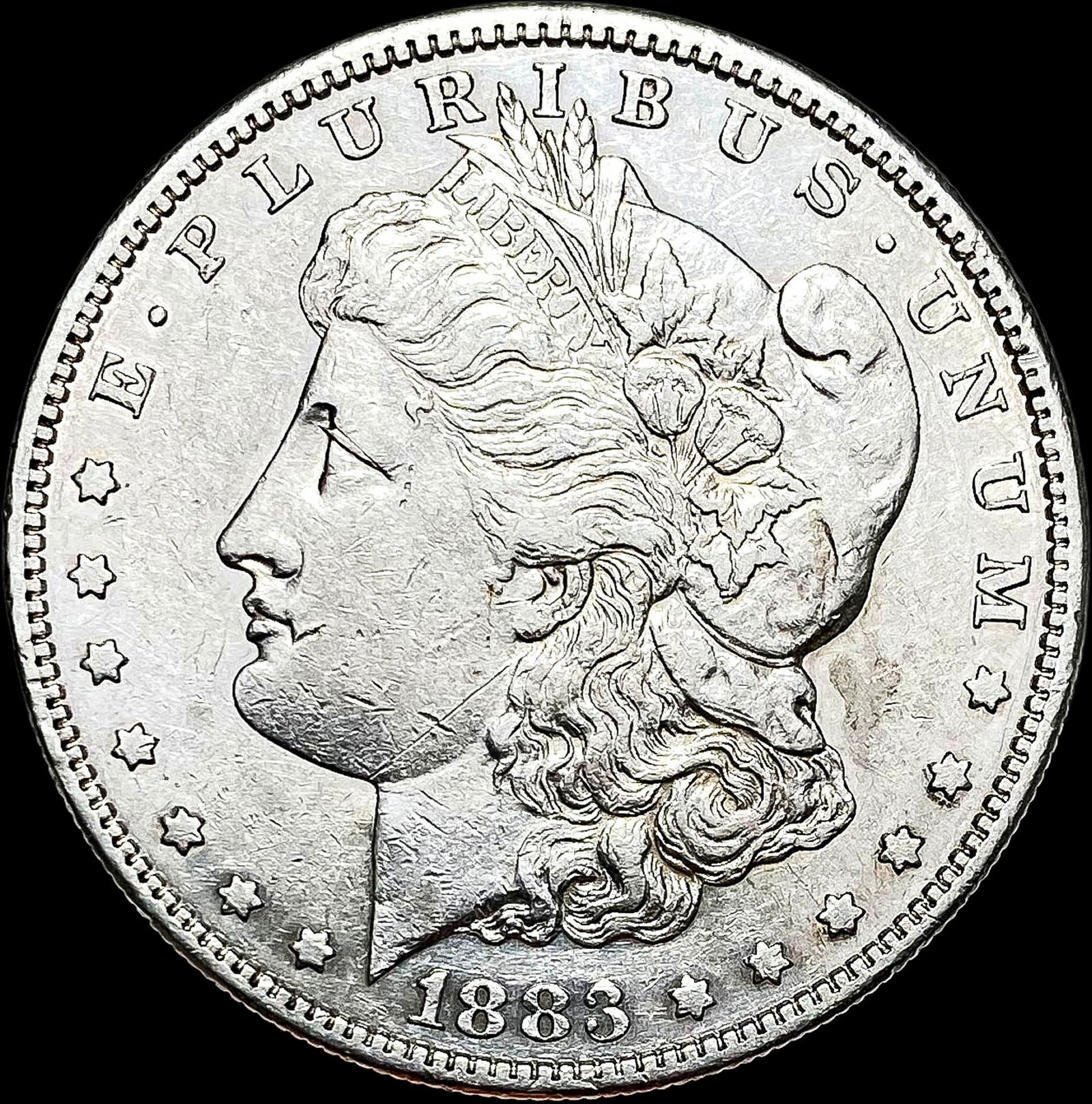1883-S Silver Morgan Dollar CLOSELY UNCIRCULATED: 1883-S Silver Morgan Dollar CLOSELY UNCIRCULATED