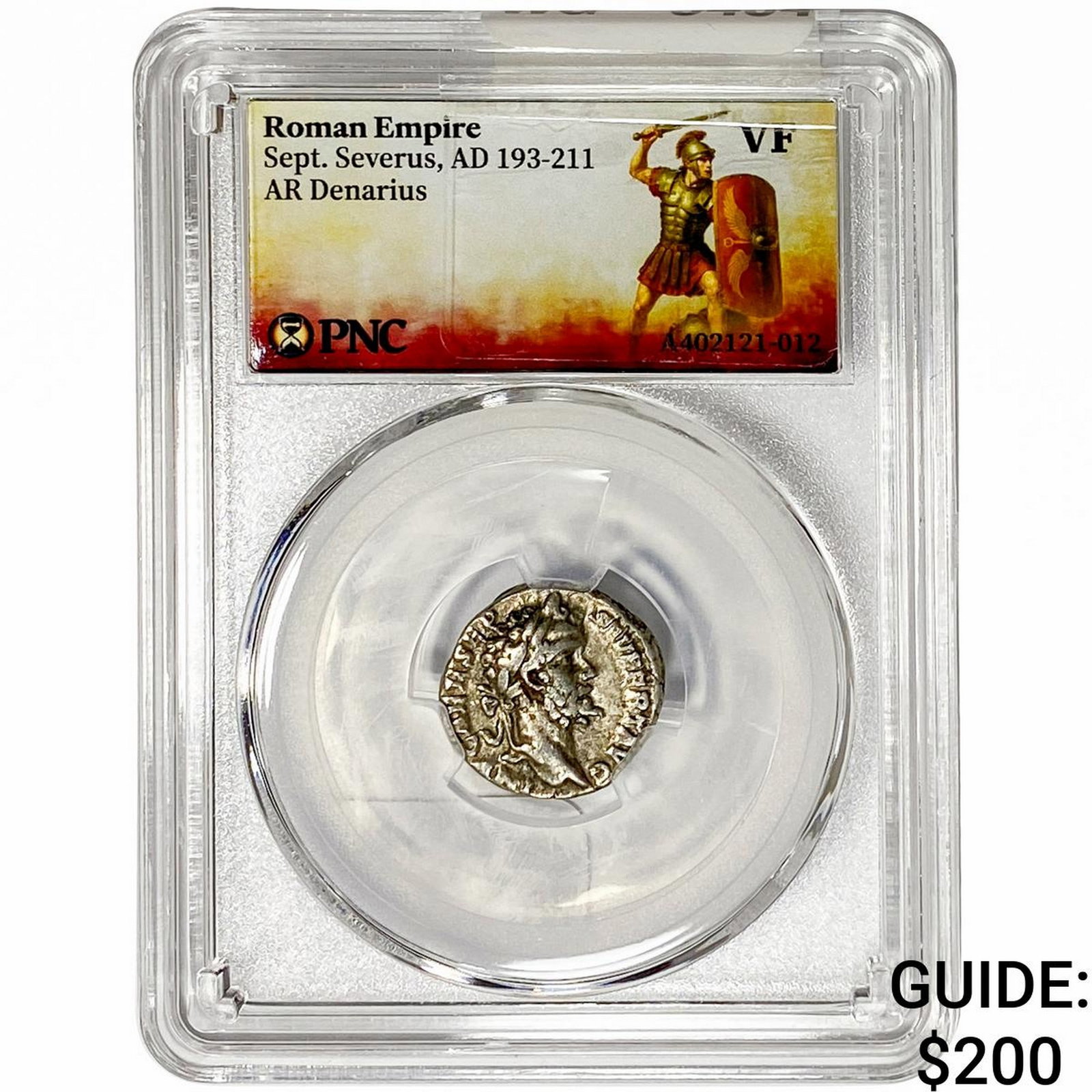 Roman Empire Sept. Sev. 193-211 AD Silver Denarius PNC VF: Roman Empire Sept. Sev. 193-211 AD Silver Denarius PNC VF