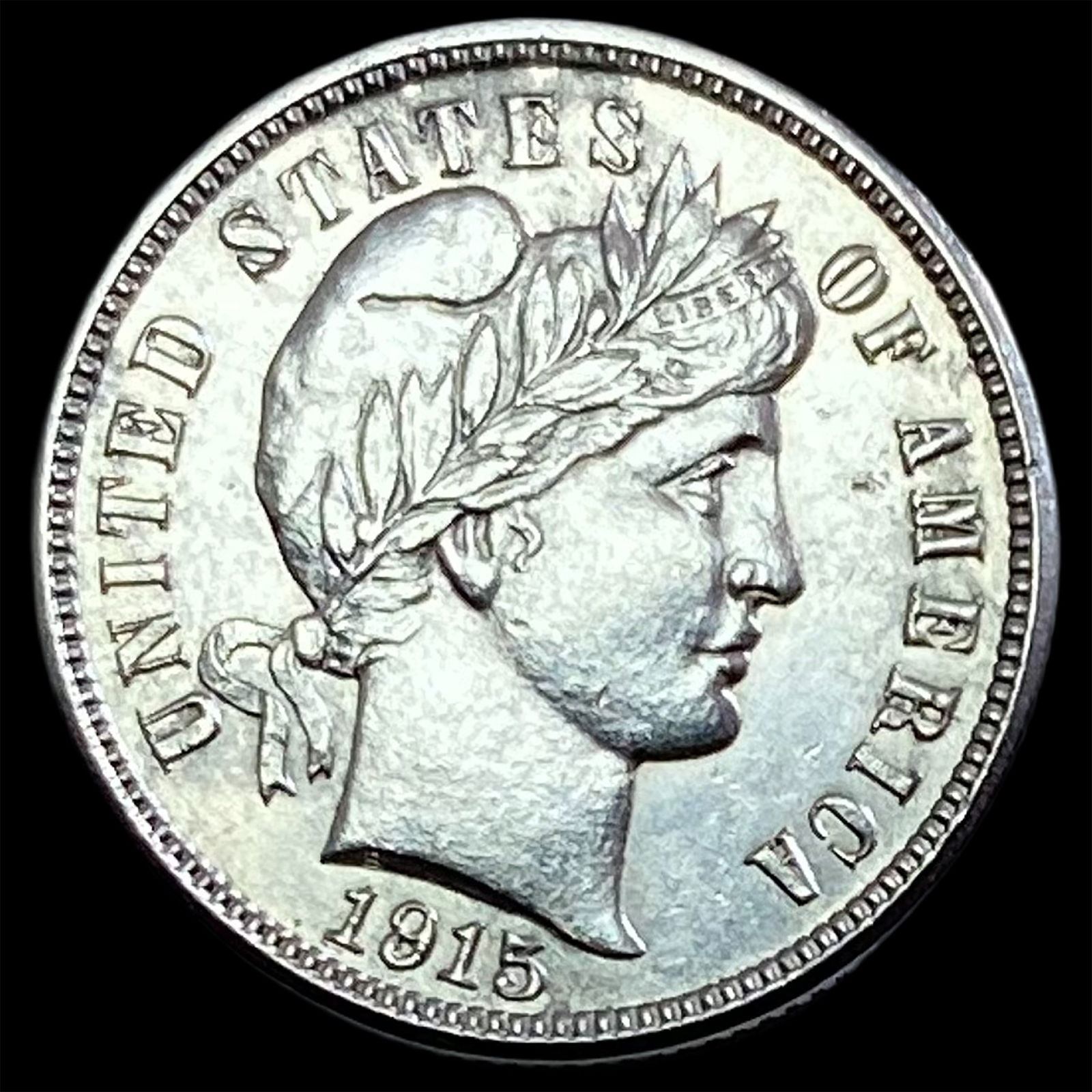 1915-S Silver Barber Dime UNCIRCULATED (1 of 2)