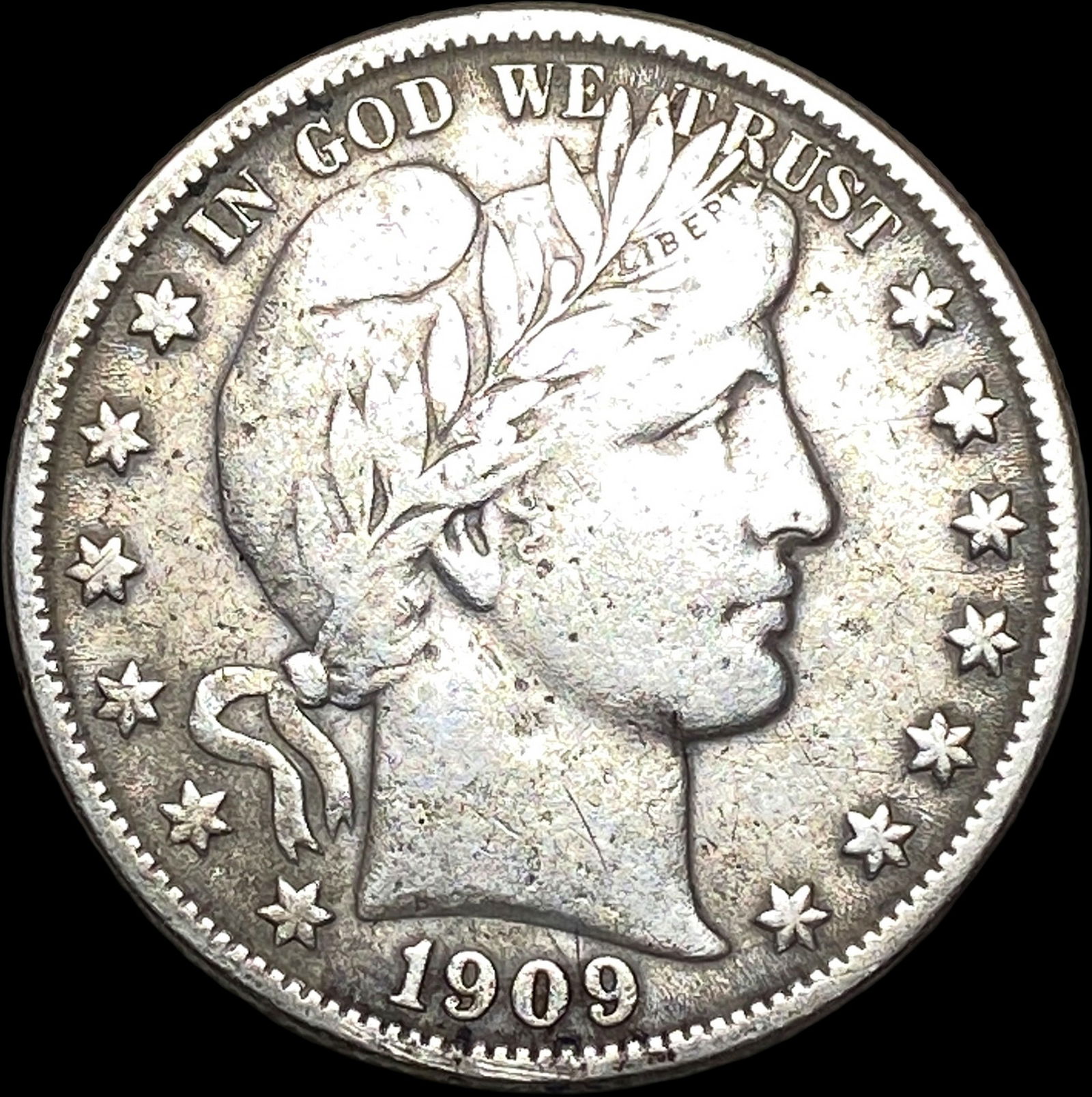 1909-O Barber Half Dollar LIGHTLY CIRCULATED (1 of 2)