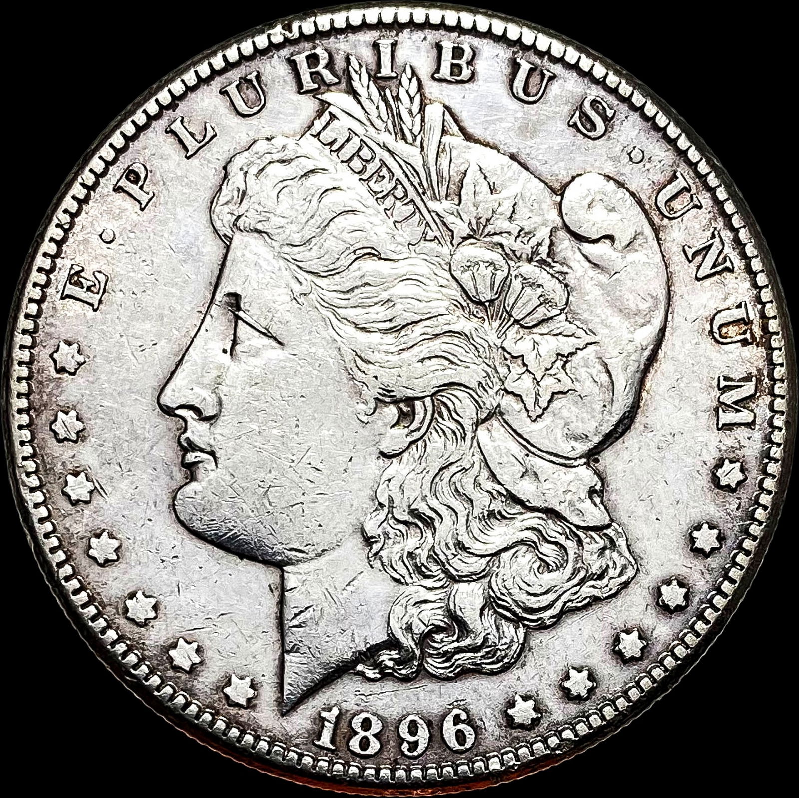 1896-S Silver Morgan Dollar CLOSELY UNCIRCULATED (1 of 2)