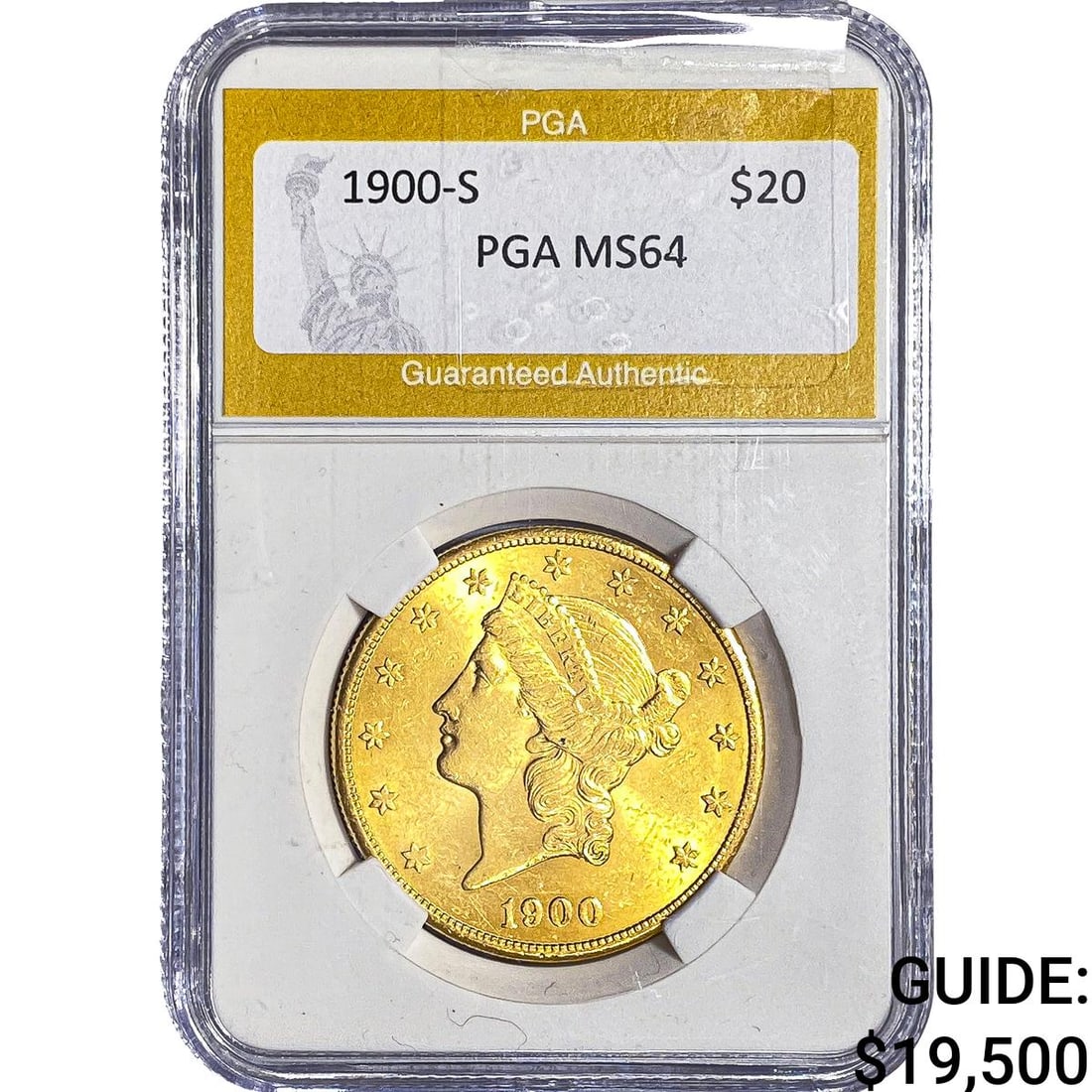 1900-S $20 Gold Double Eagle PGA MS64 (1 of 2)