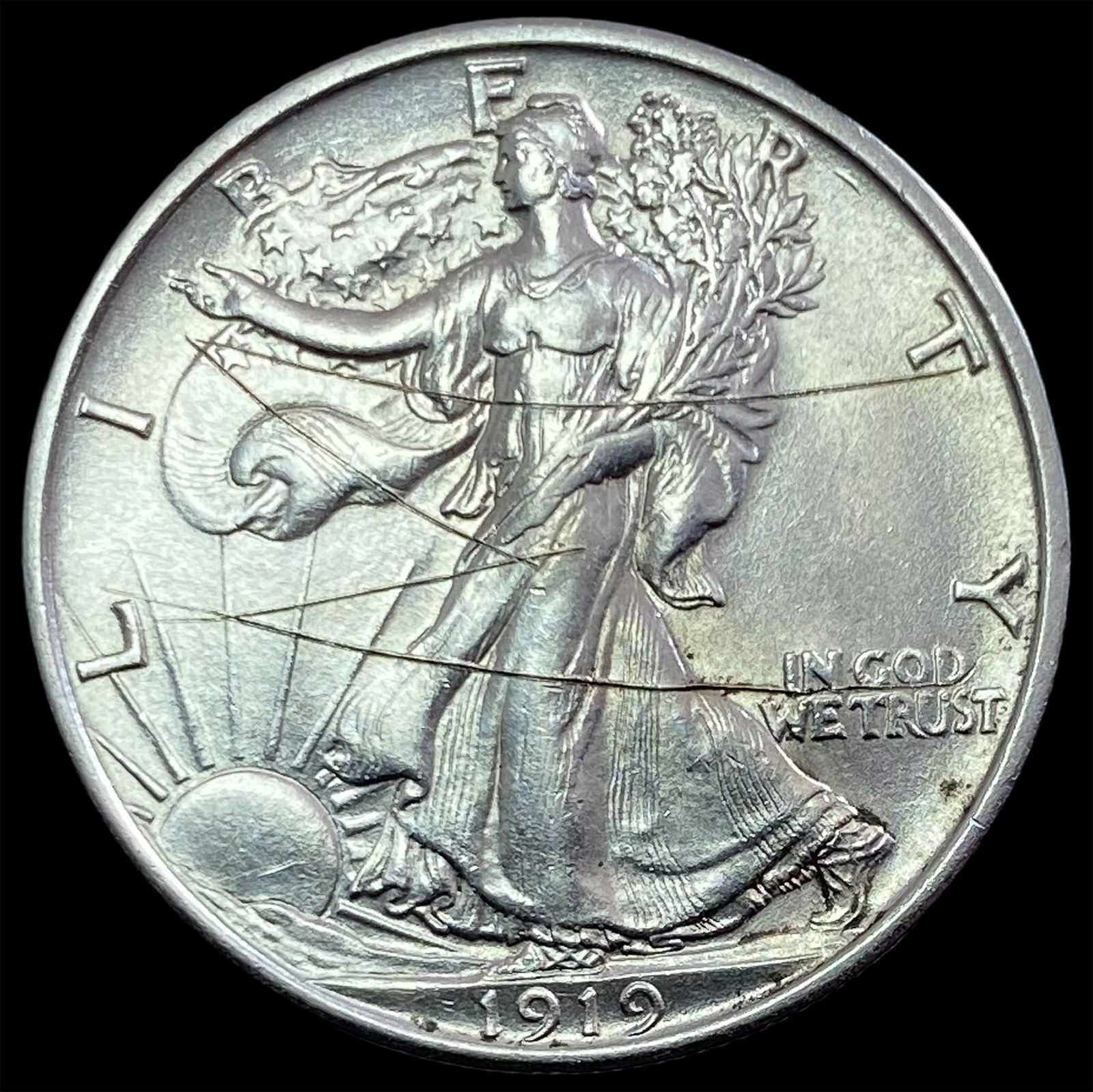 1919 Walking Liberty Half Dollar UNCIRCULATED (1 of 2)