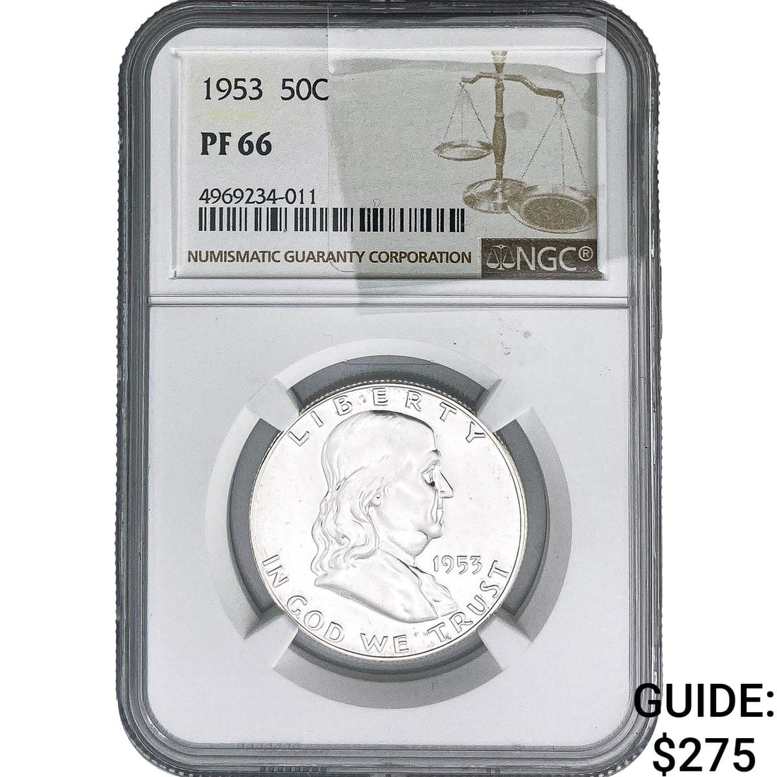 1953 Franklin Half Dollar NGC PF66 (1 of 2)