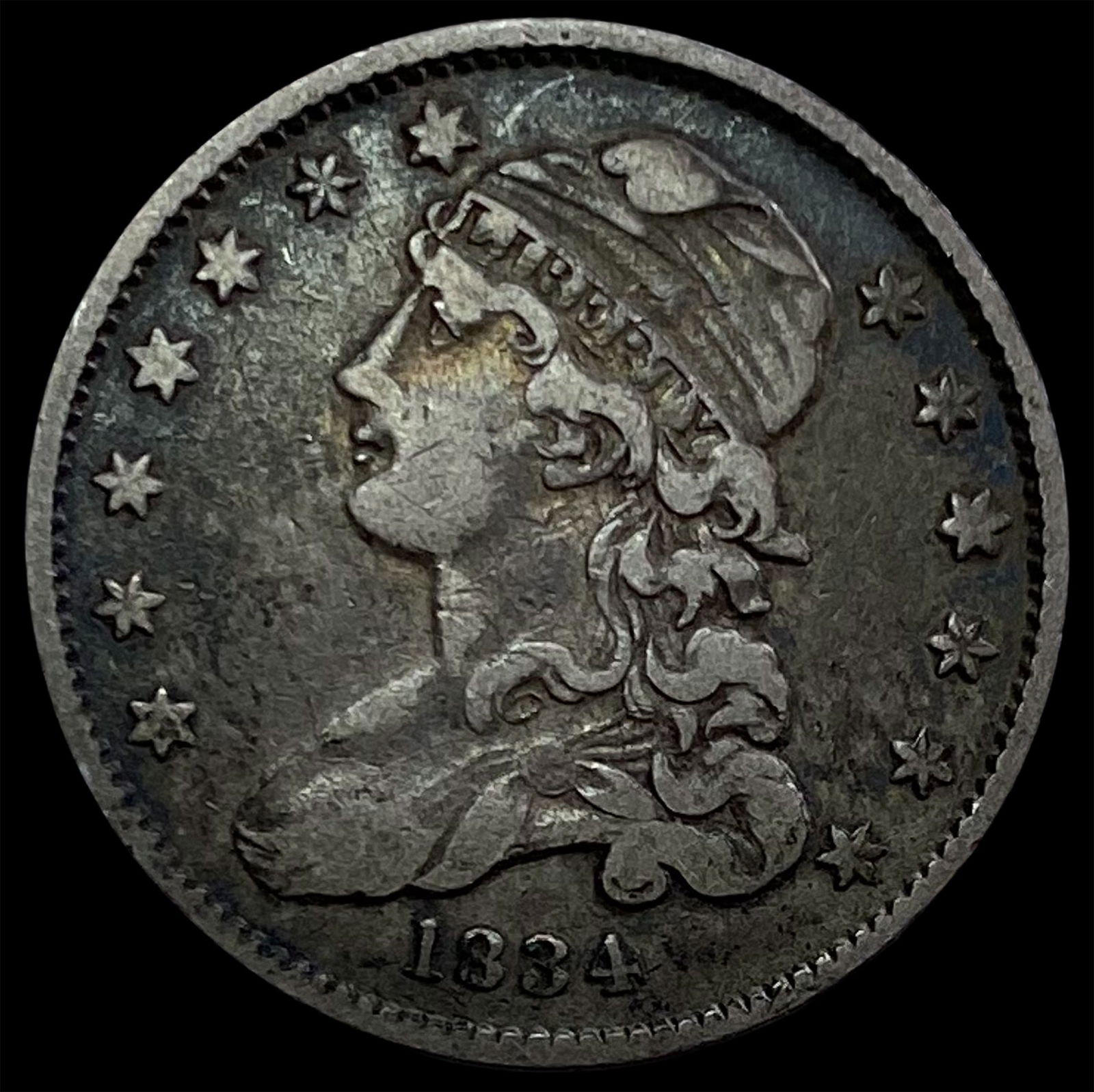 1834 Capped Bust Quarter ABOUT UNCIRCULATED (1 of 2)