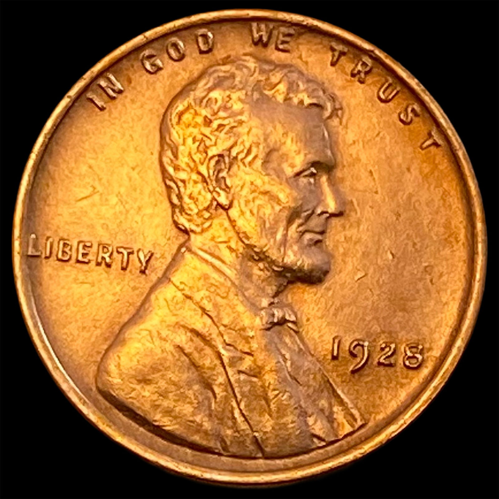 1928 Red Lincoln Wheat Cent UNCIRCULATED (1 of 2)