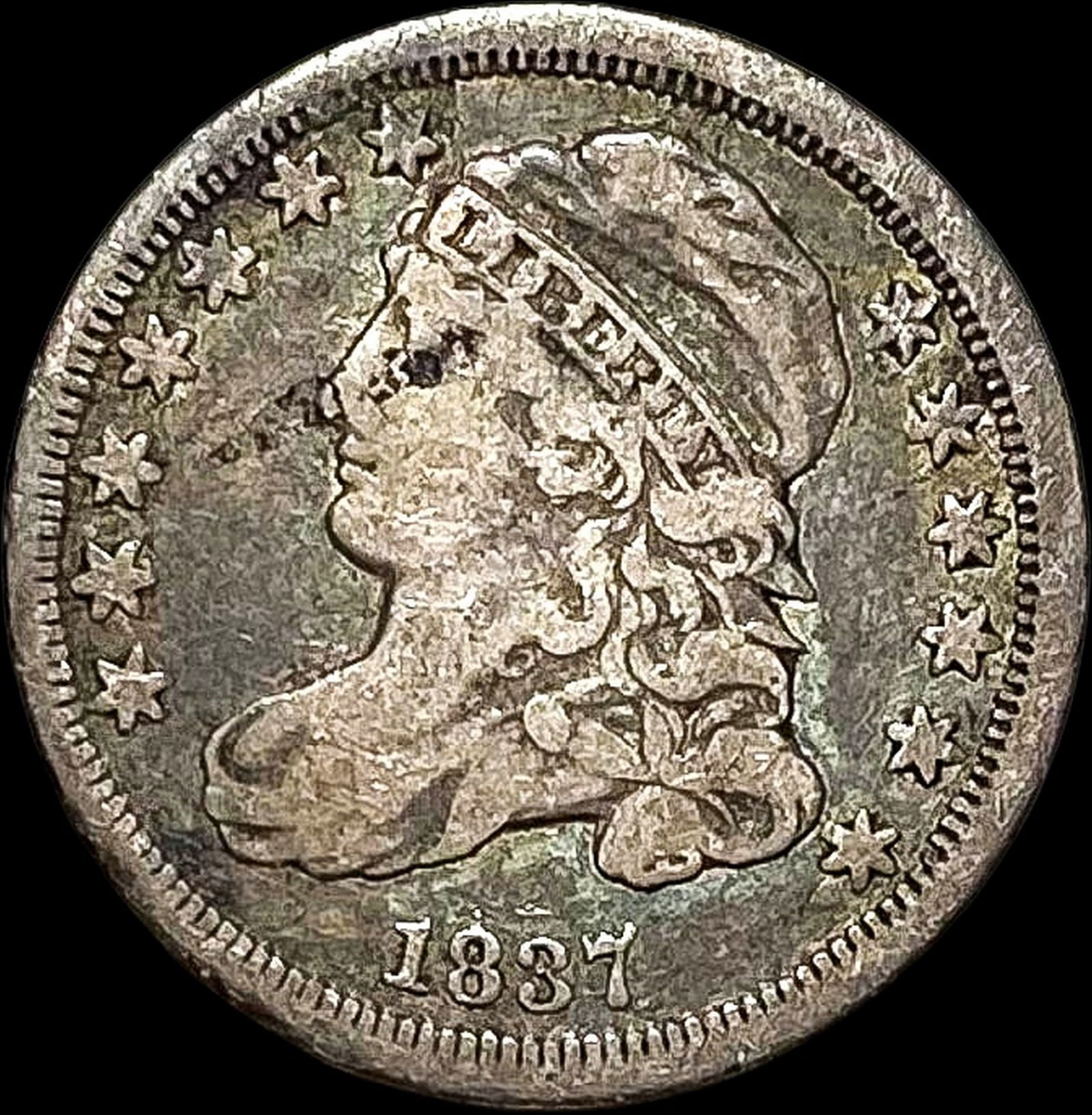 1837 Capped Bust Dime LIGHTLY CIRCULATED (1 of 2)