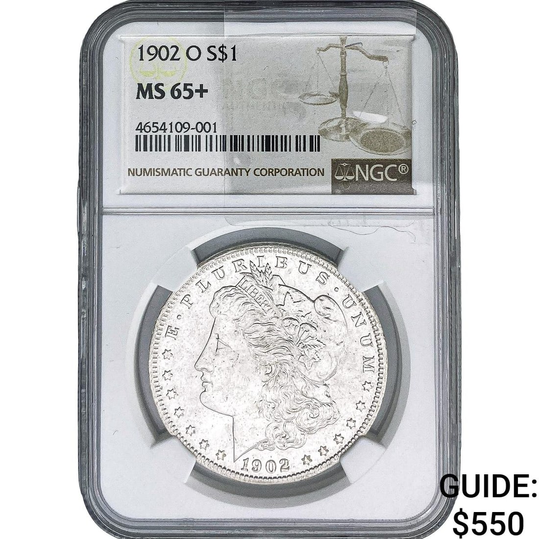 1902-O Morgan Silver Dollar NGC MS65+ (1 of 2)