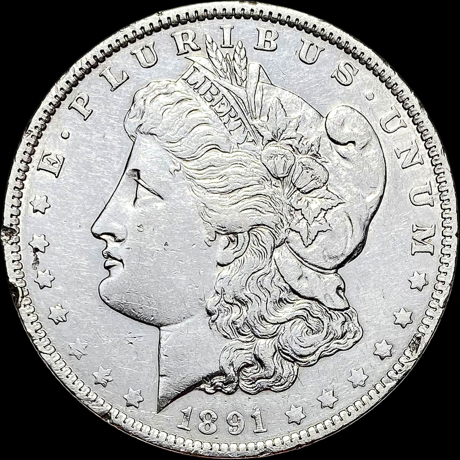 1891-O Silver Morgan Dollar CLOSELY UNCIRCULATED: 1891-O Silver Morgan Dollar CLOSELY UNCIRCULATED