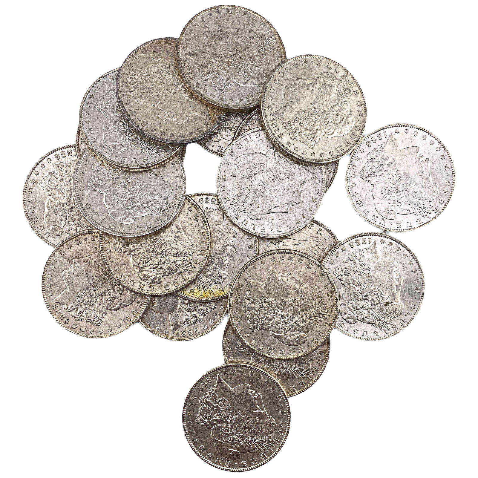 Mixed Dates Roll of Morgan $1s: Mixed Dates Roll of Morgan $1s