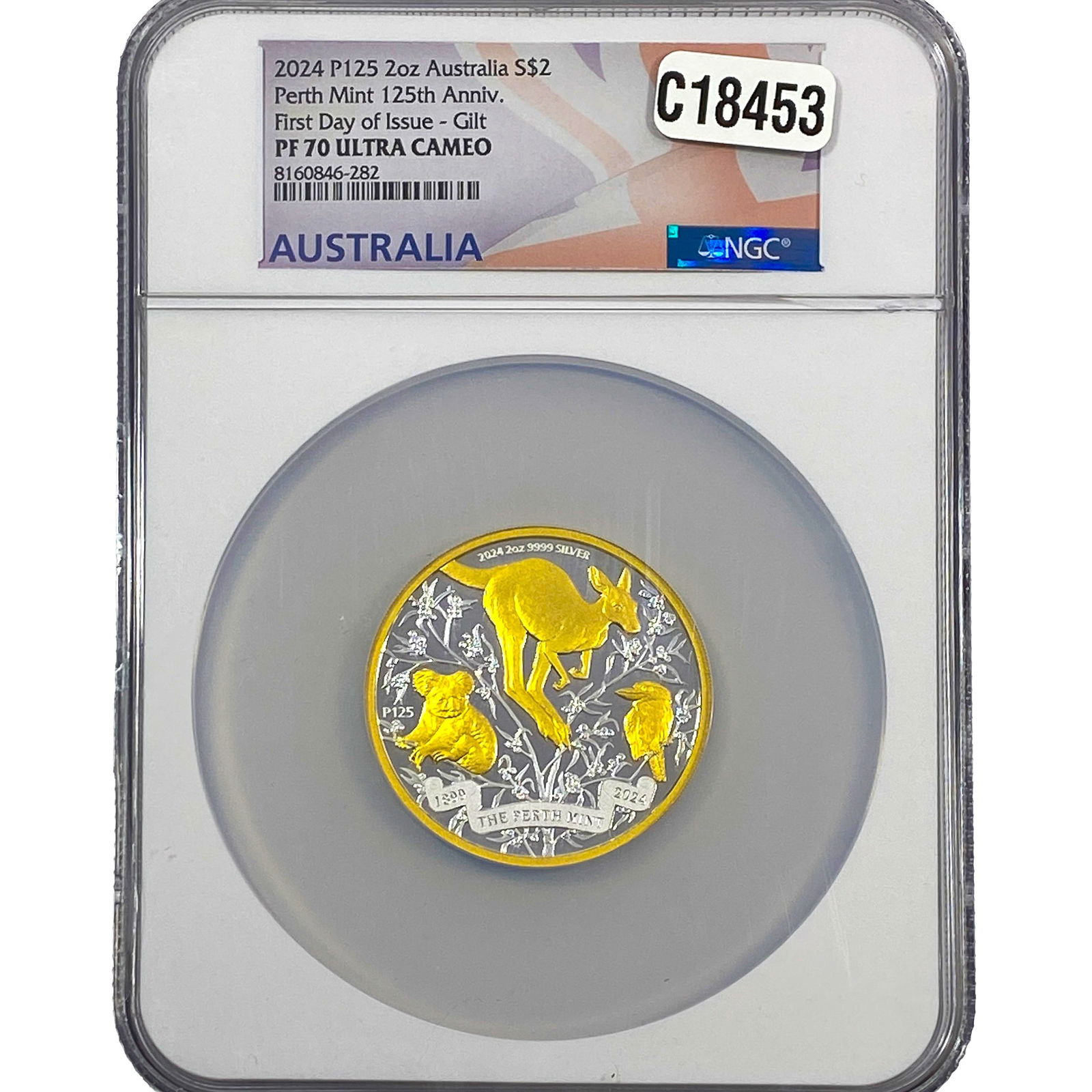 2024 2oz Australia Silver $2 NGC PF70 Ultra Cameo: 2024 2oz Australia Silver $2 NGC PF70 Ultra Cameo