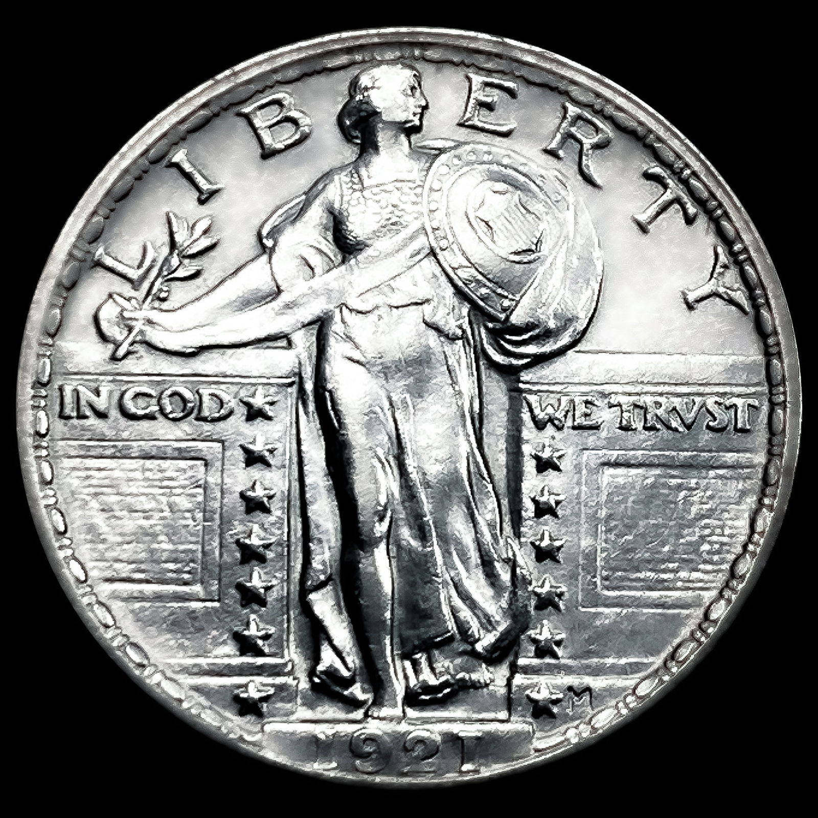 1921 Standing Liberty Quarter: 1921 Standing Liberty Quarter