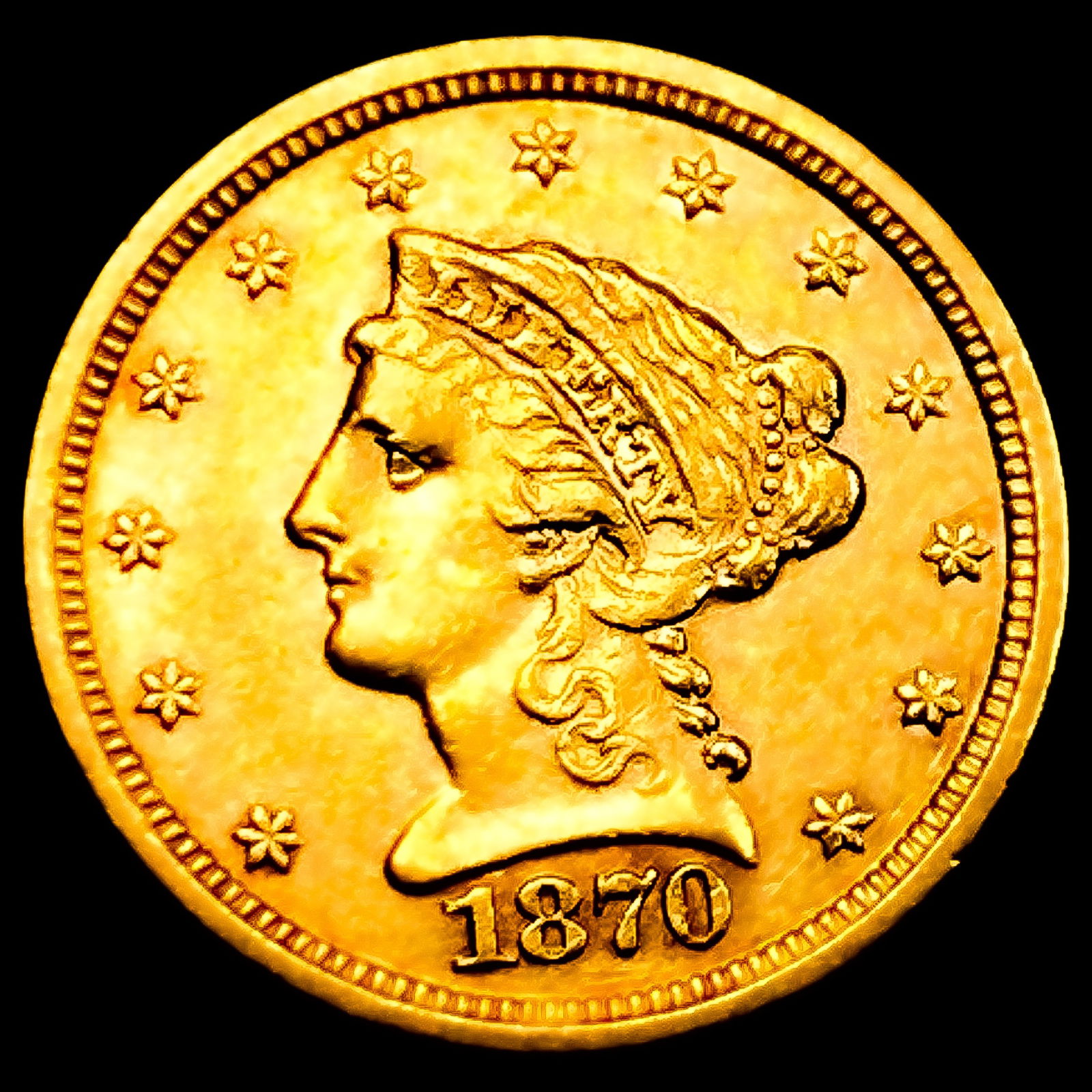 1870-S $2.50 Gold Quarter Eagle (1 of 2)