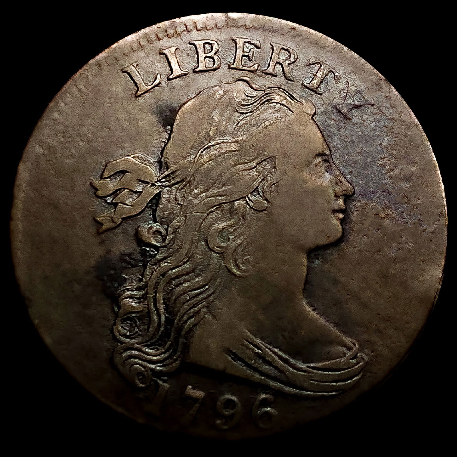 1796 Rev 94 Draped Bust Large Cent: 1796 Rev 94 Draped Bust Large Cent