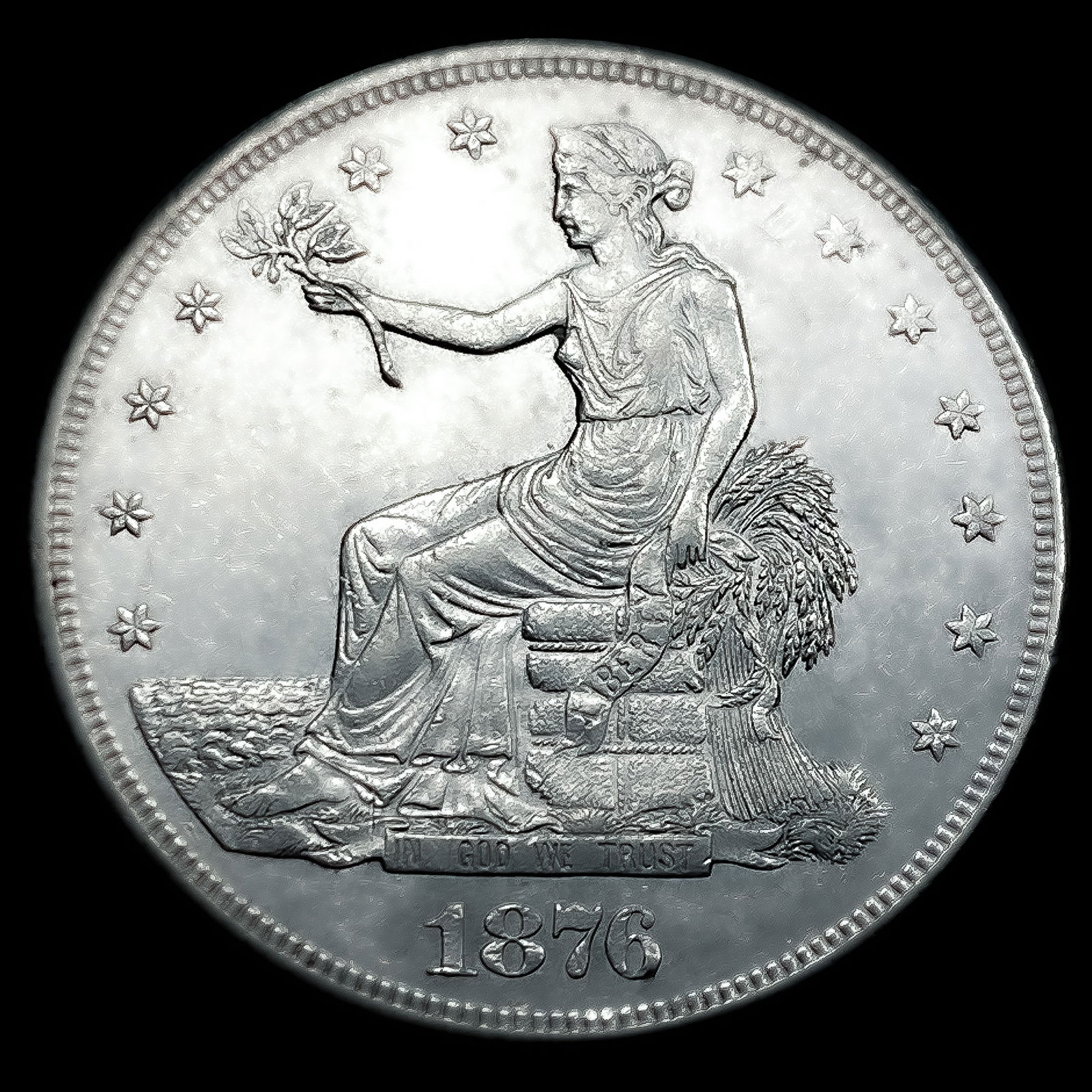 1876-CC Silver Trade Dollar (1 of 2)