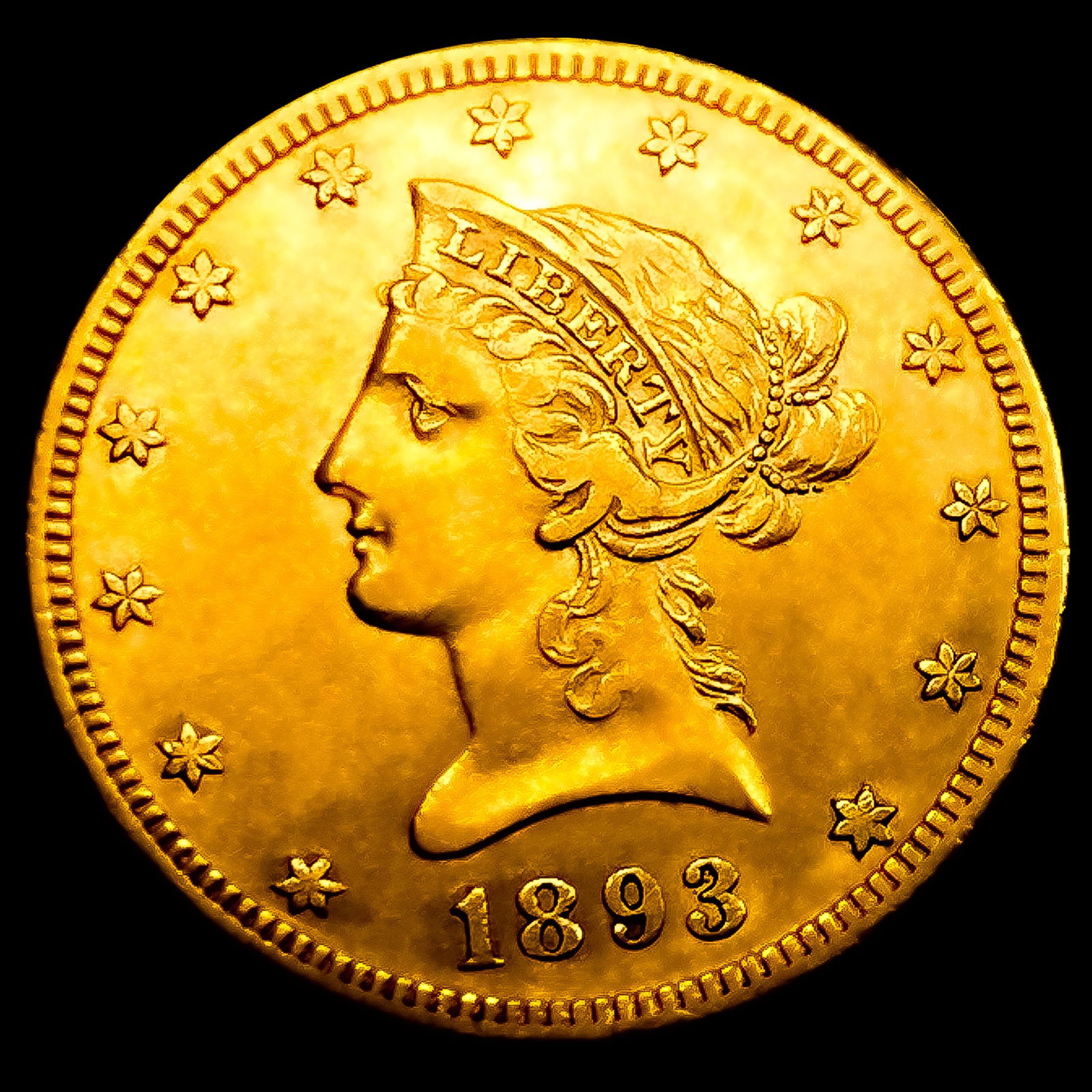 1893-CC $10 Gold Eagle: 1893-CC $10 Gold Eagle