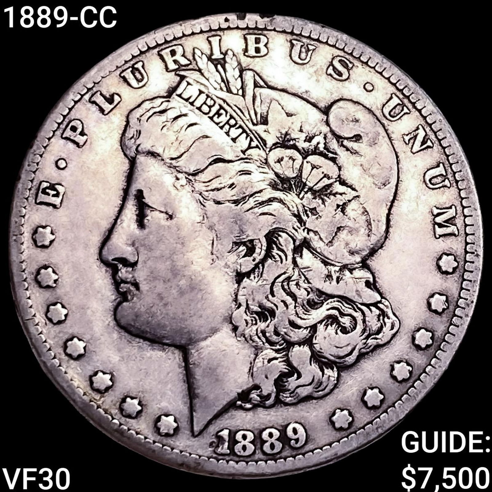 1889-CC Morgan Silver Dollar LIGHTLY CIRCULATED (1 of 2)