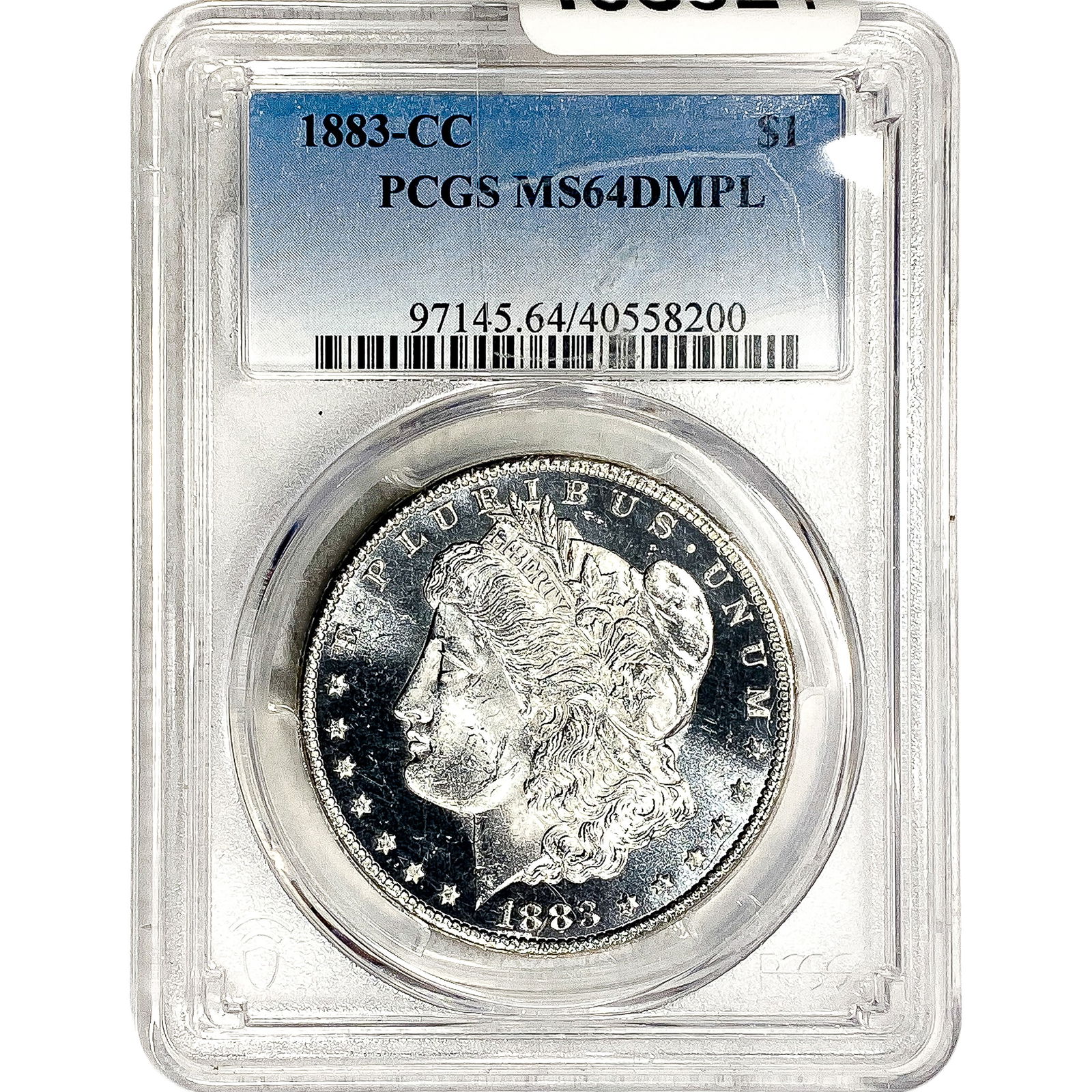 1883-CC Morgan Silver Dollar PCGS MS64 DMPL (1 of 2)