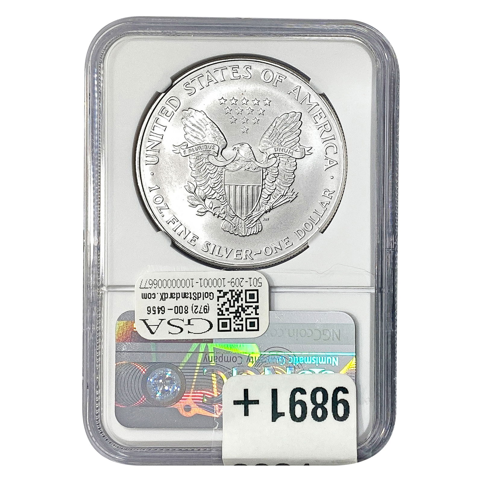 2001 Silver Eagle NGC MS70 - 2