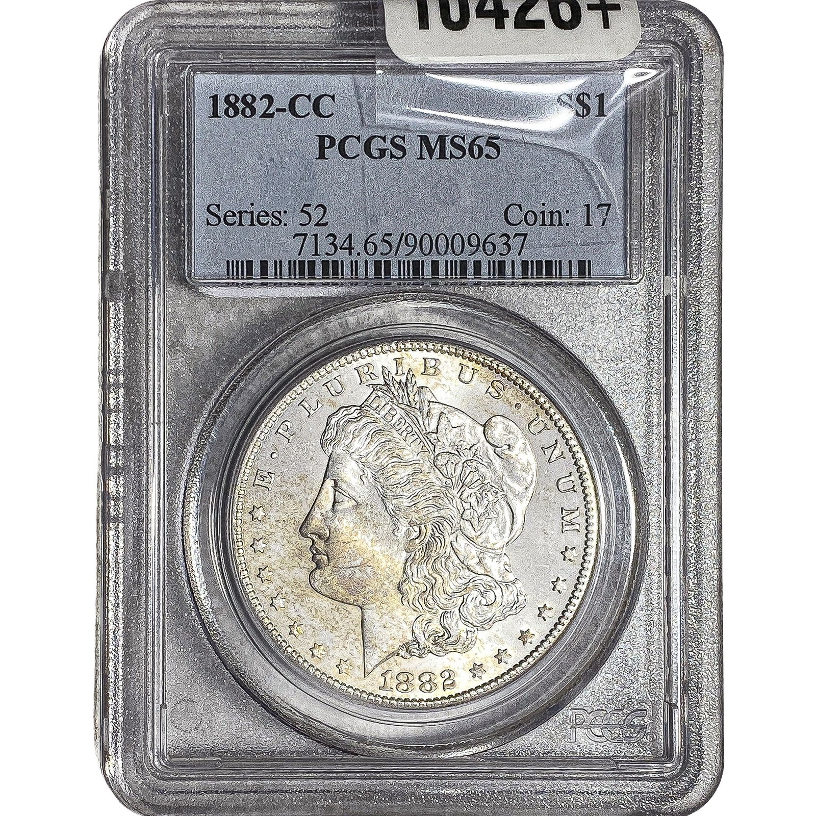 1882-CC Morgan Silver Dollar PCGS MS65 (1 of 2)