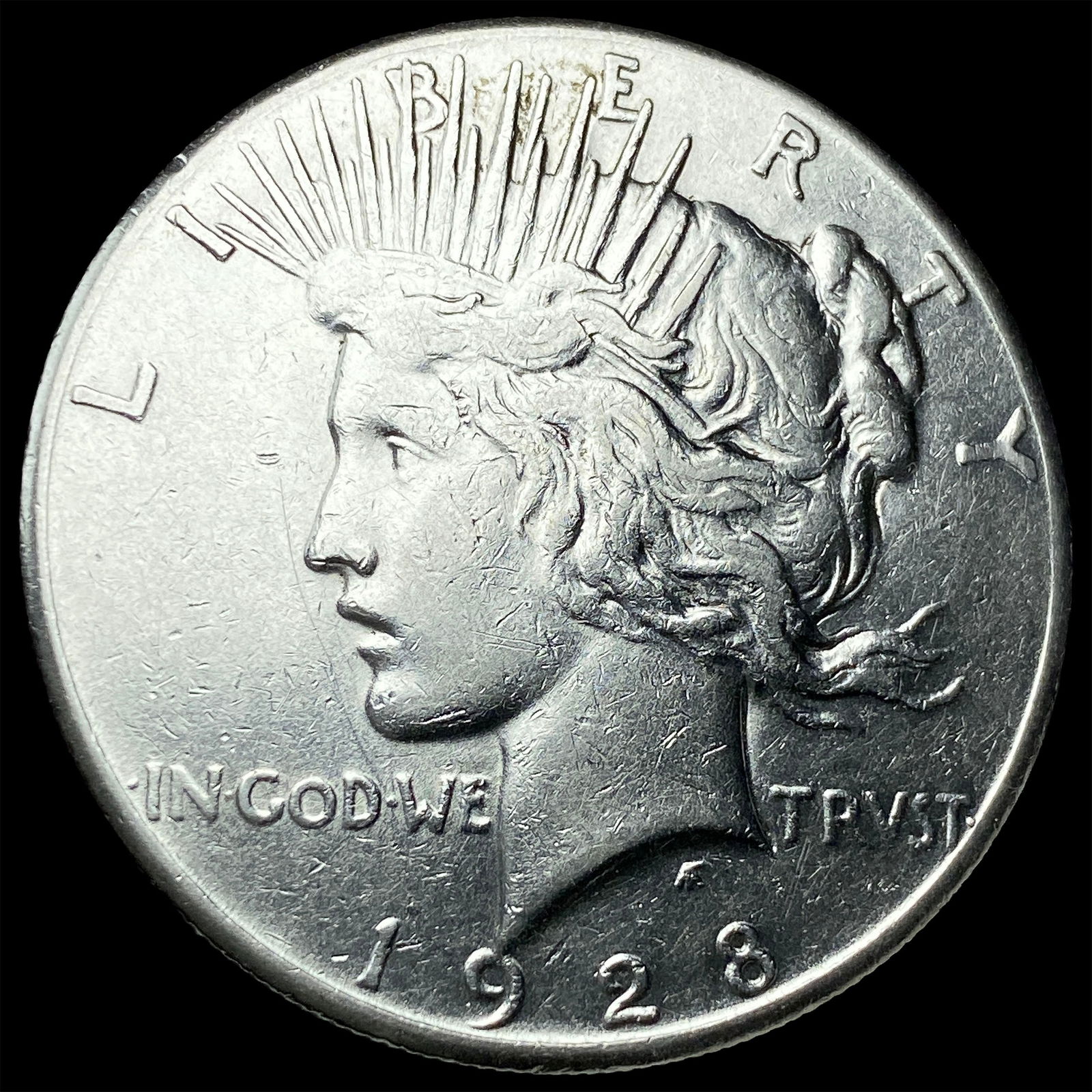 1923 Peace Silver Dollar NEARLY UNCIRCULATED (1 of 2)