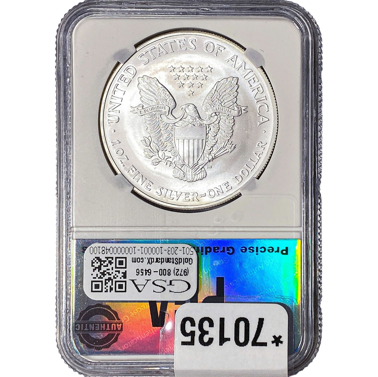 2003 Silver Eagle PGA MS70 - 2