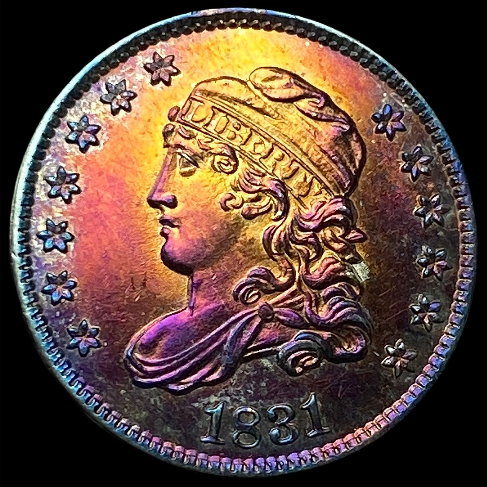 1831 Capped Bust Half Dime UNCIRCULATED (1 of 2)