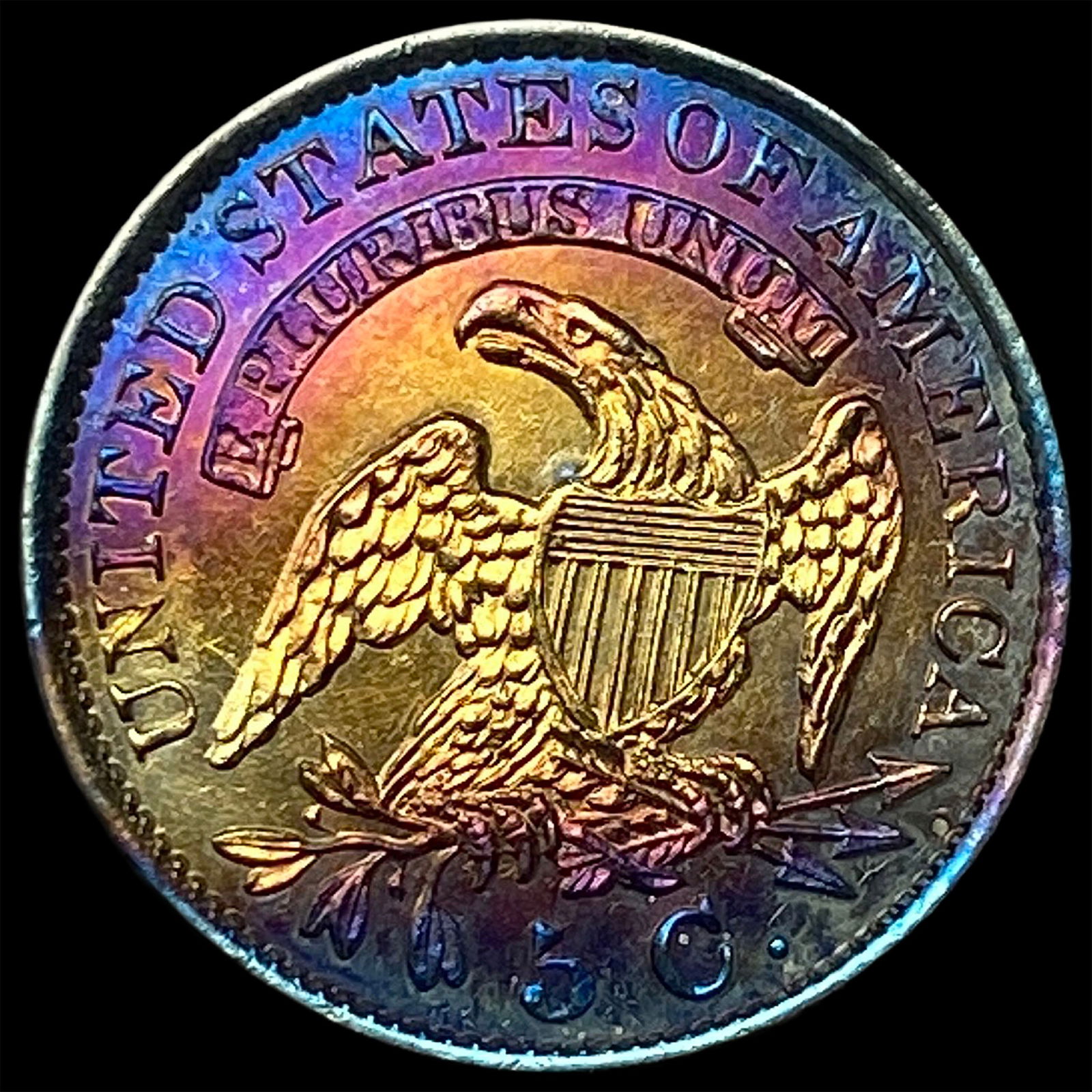 1831 Capped Bust Half Dime UNCIRCULATED - 2