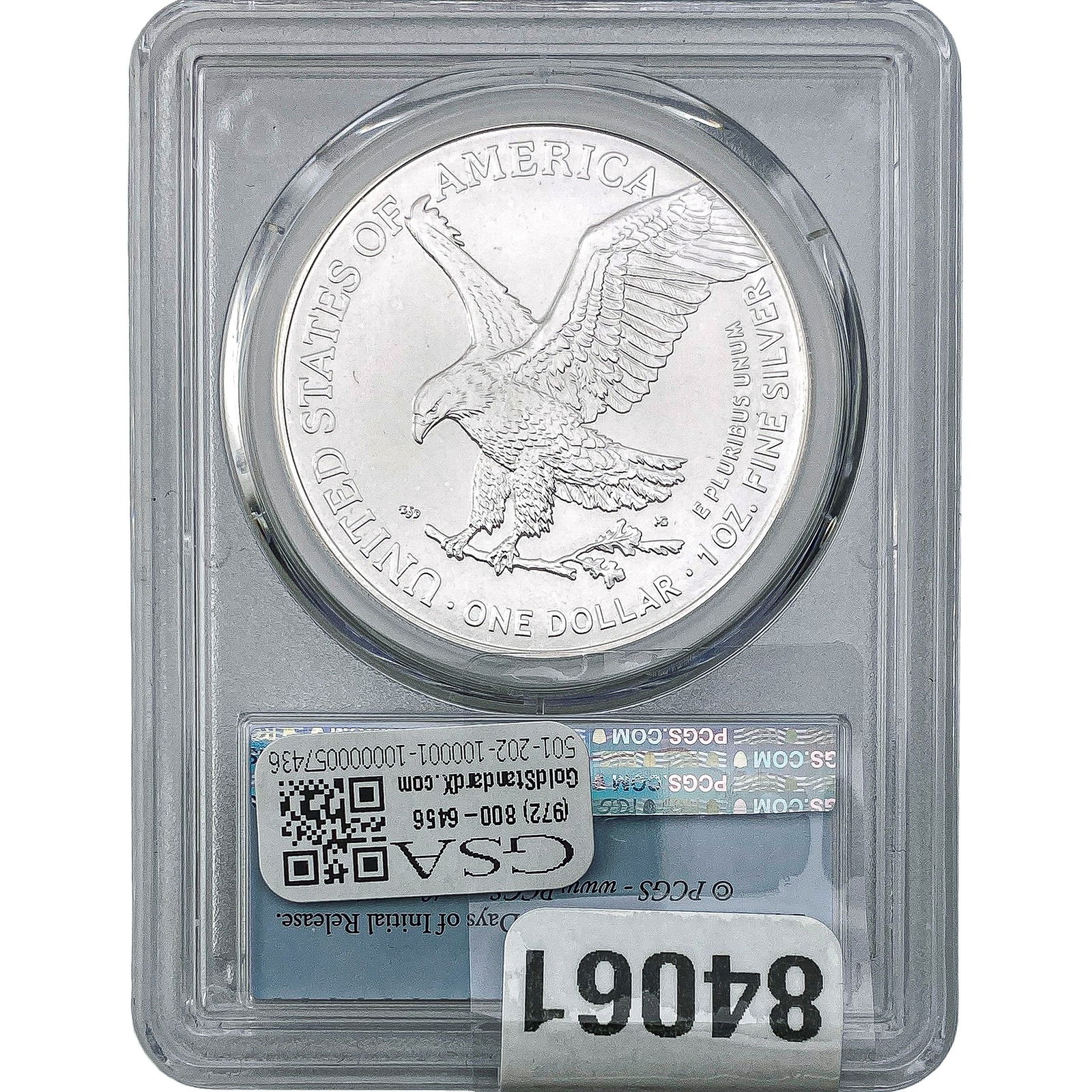 2025 Silver Eagle PCGS MS70 - 2