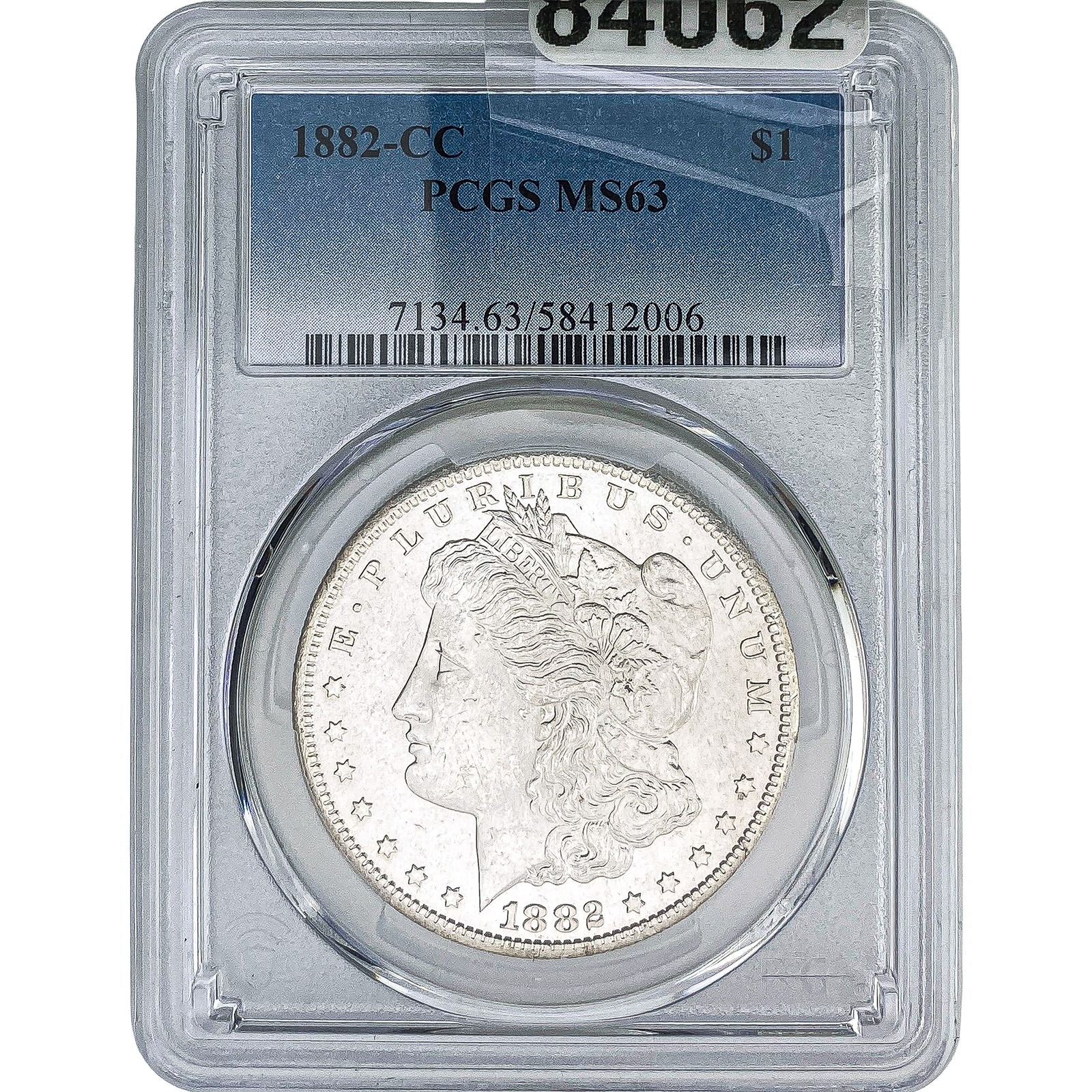 1882-CC Morgan Silver Dollar PCGS MS63 (1 of 2)