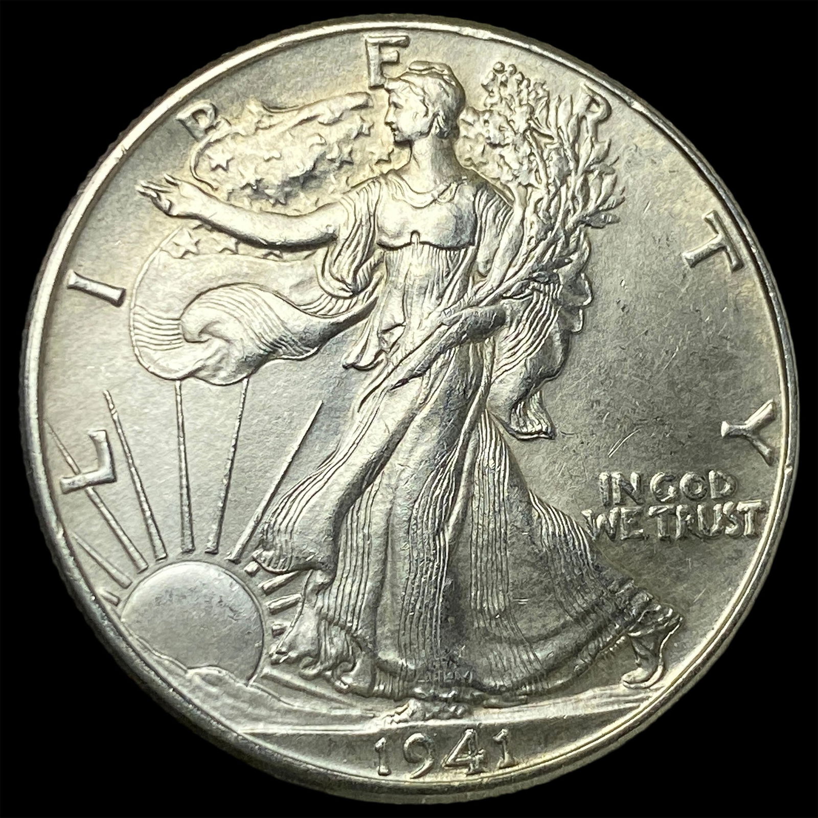 1941-S Silver Half Dollar UNCIRCULATED (1 of 2)
