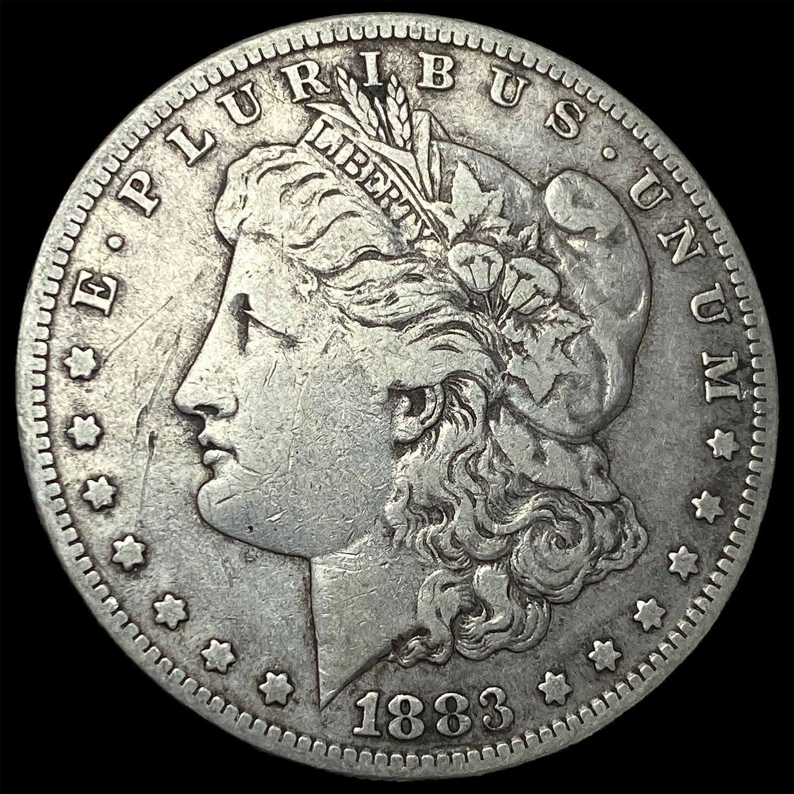 1883-S Silver Morgan Dollar LIGHTLY CIRCULATED: 1883-S Silver Morgan Dollar LIGHTLY CIRCULATED
