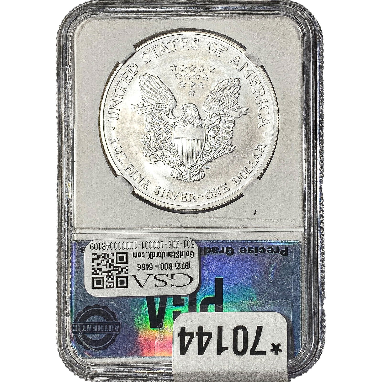 2003 Silver Eagle PGA MS70 - 2